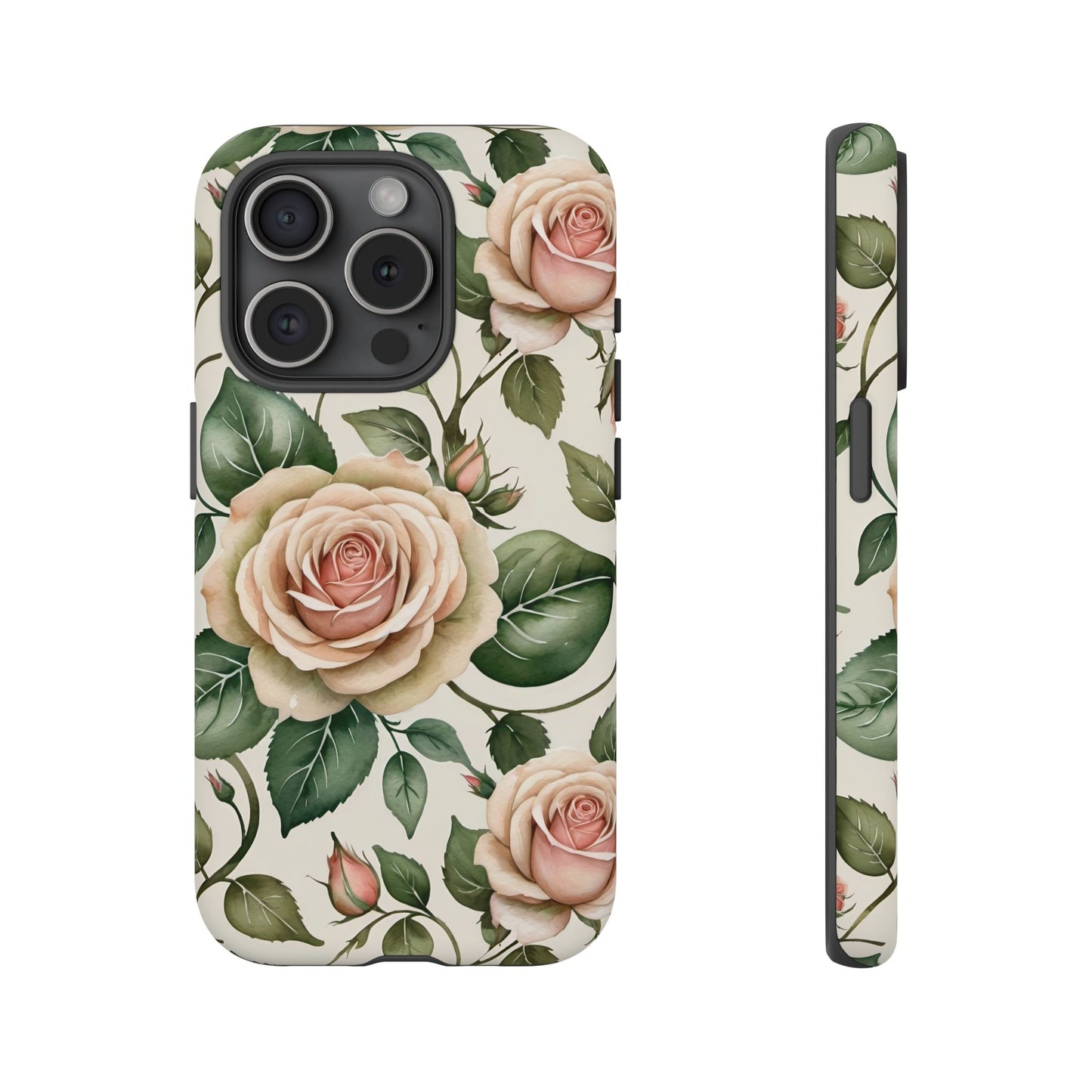 Watercolor Large Roses Tough Cases 2