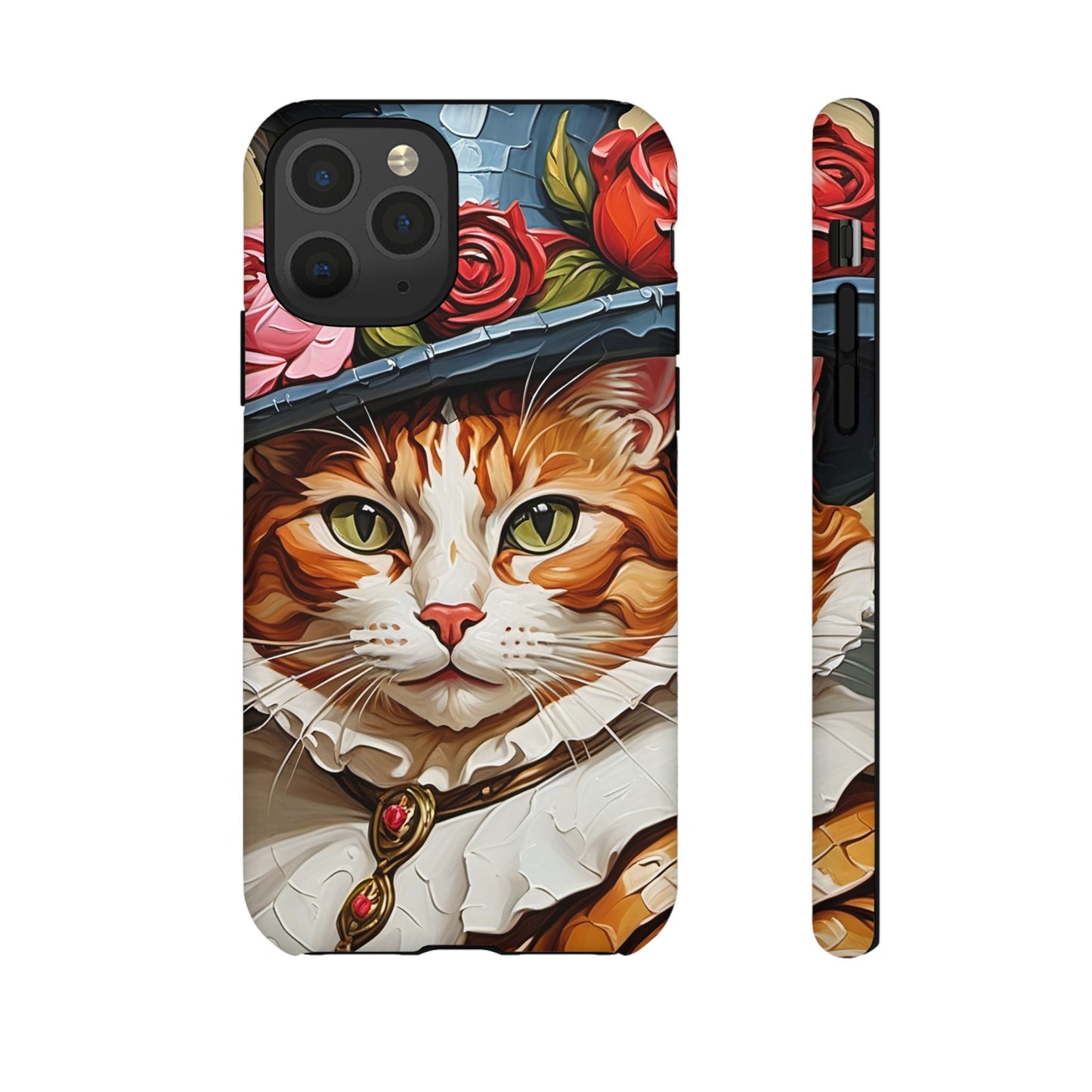 Oil Painting Cat Tough Phone Cases (A Gentleman)