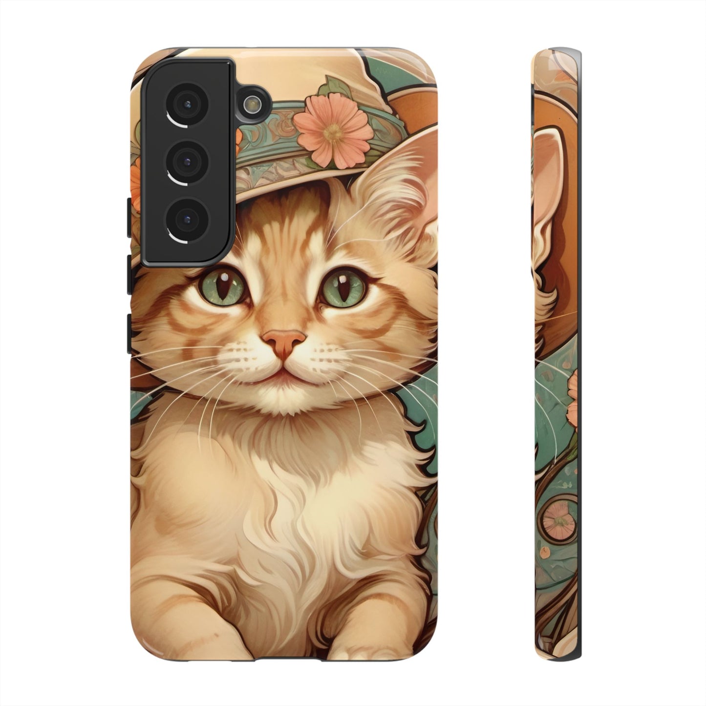 Alphonse Mucha Tough Phone Cases (A kitten)