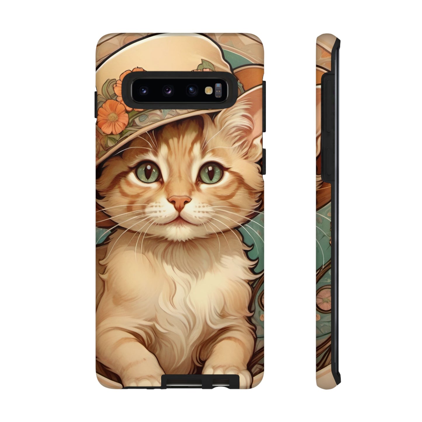 Alphonse Mucha Tough Phone Cases (A kitten)