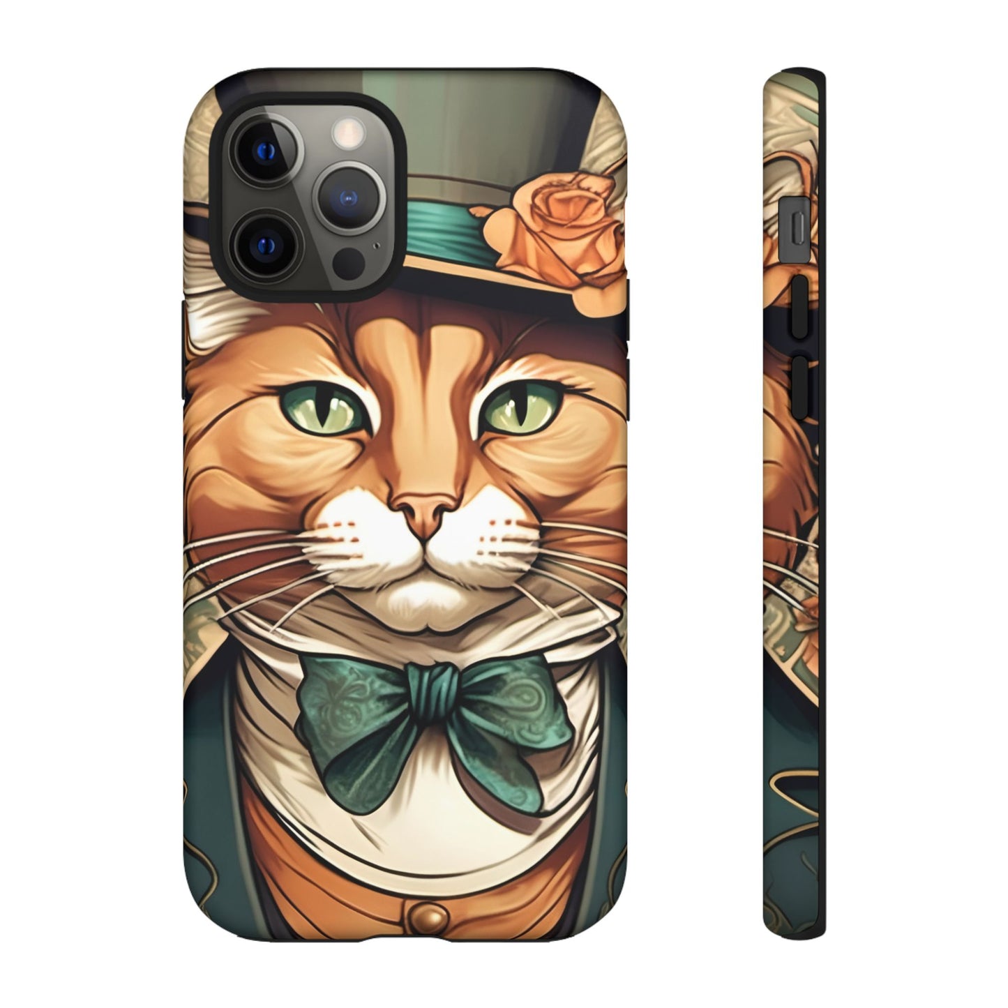 Alphonse Mucha Tough Phone Cases (A gentleman cat)