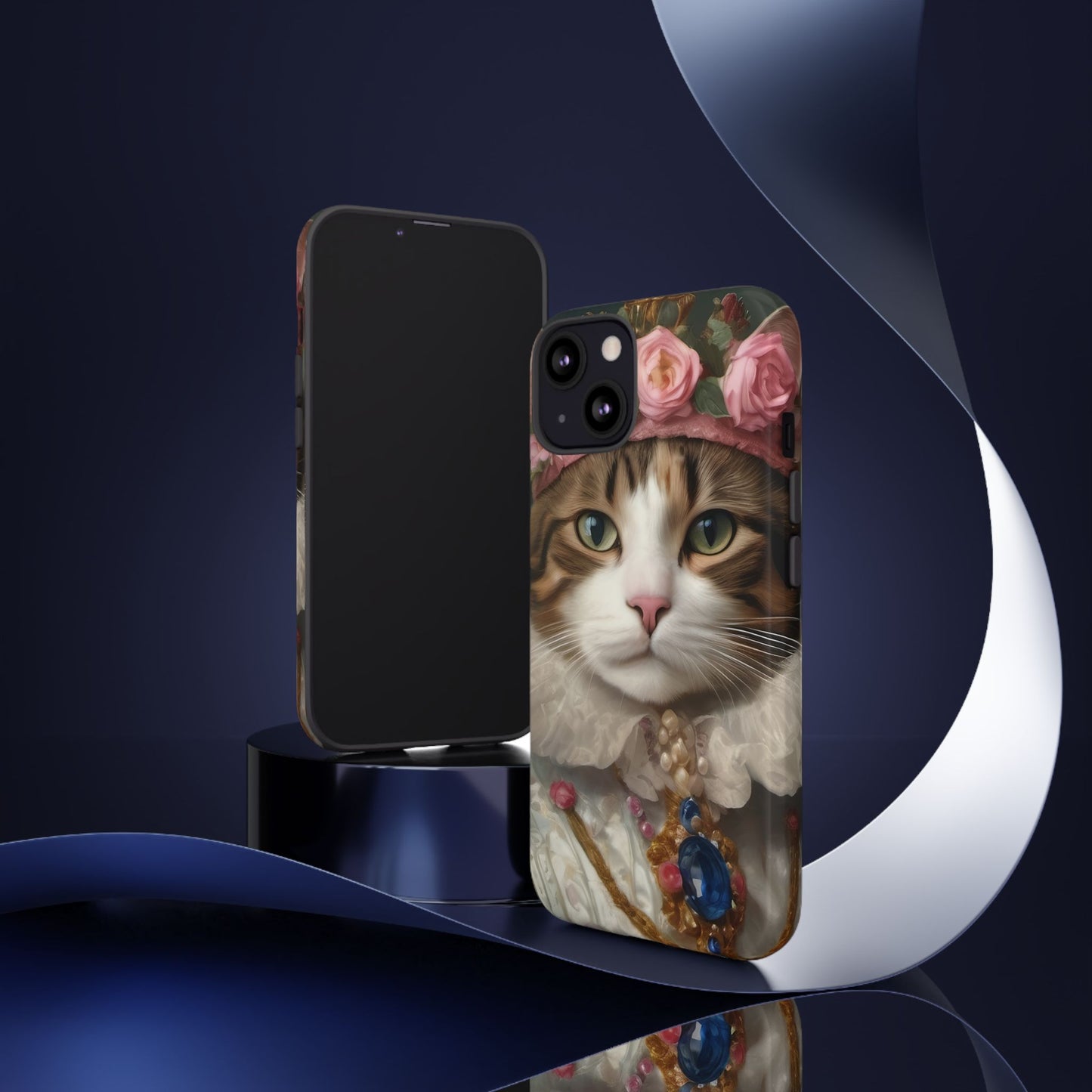 Rococo Cat Tough Phone Cases (A Queen)
