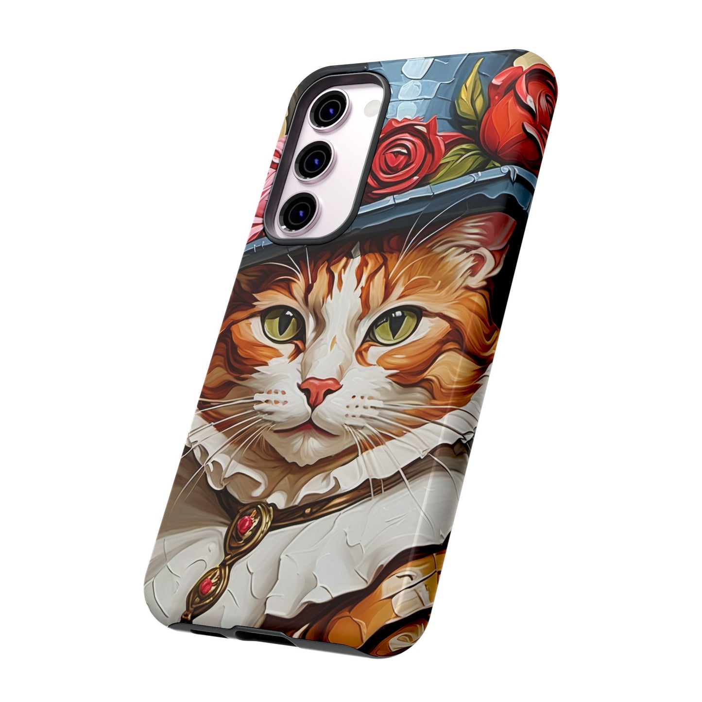 Oil Painting Cat Tough Phone Cases (A Gentleman)