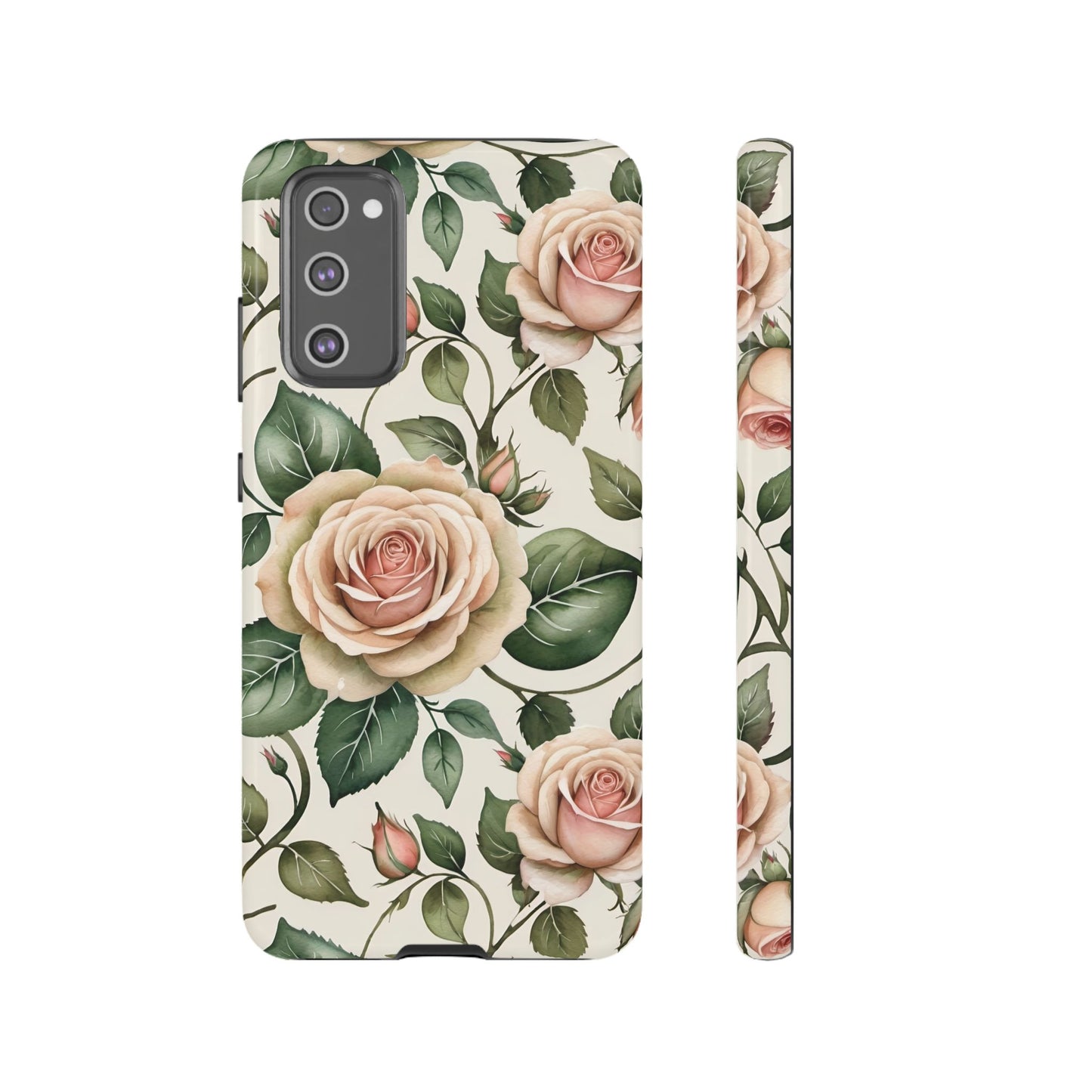 Watercolor Large Roses Tough Cases 2