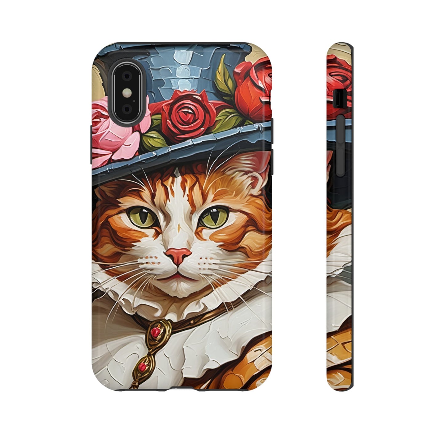 Oil Painting Cat Tough Phone Cases (A Gentleman)