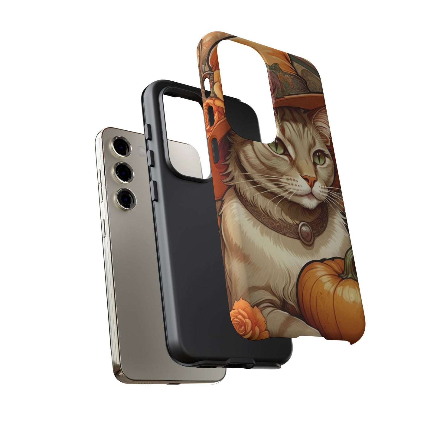 Halloween Alphonse Mucha Tough Phone Cases