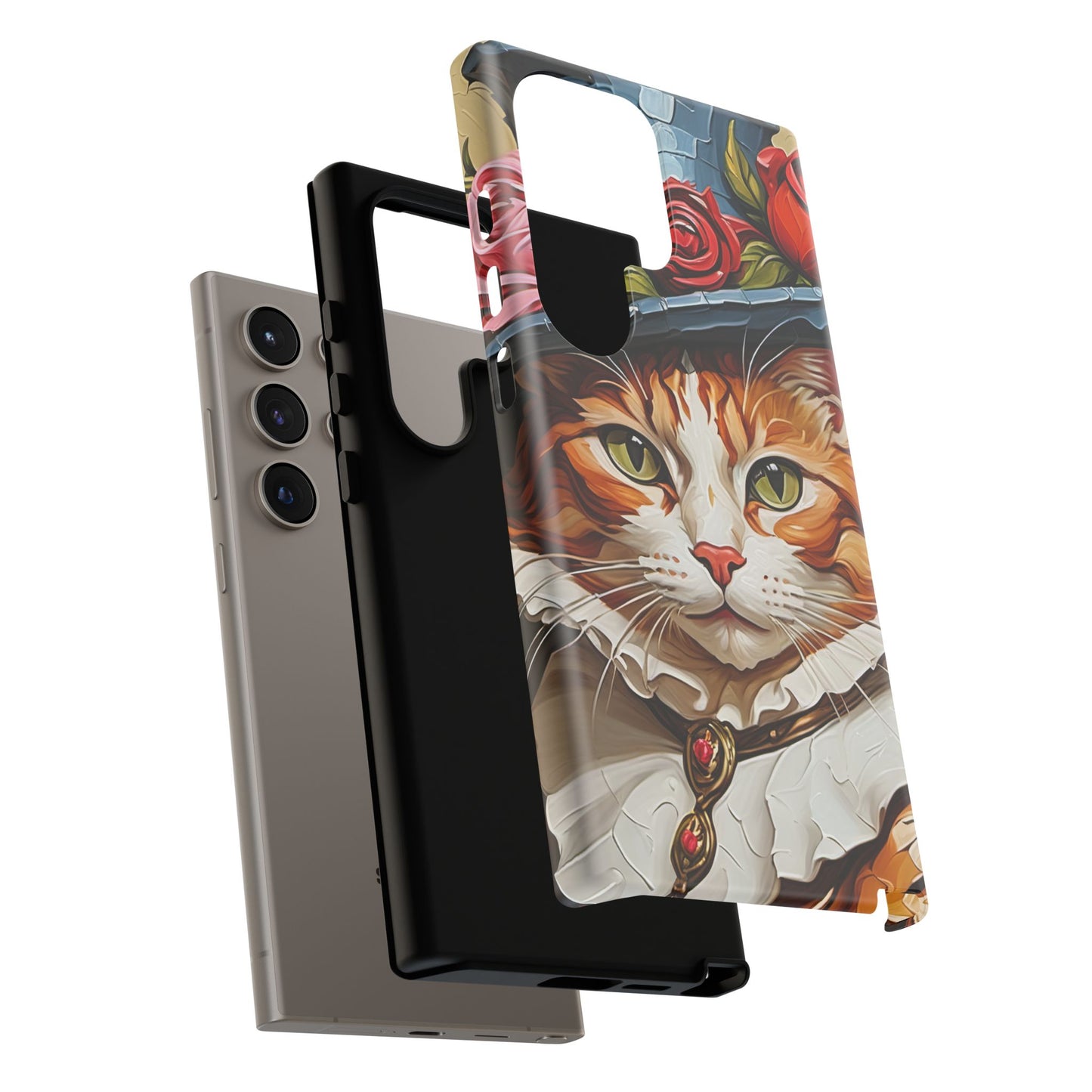Oil Painting Cat Tough Phone Cases (A Gentleman)