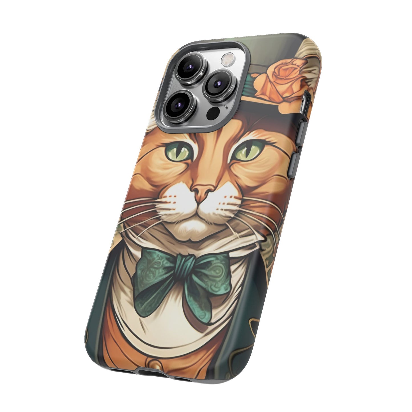 Alphonse Mucha Tough Phone Cases (A gentleman cat)