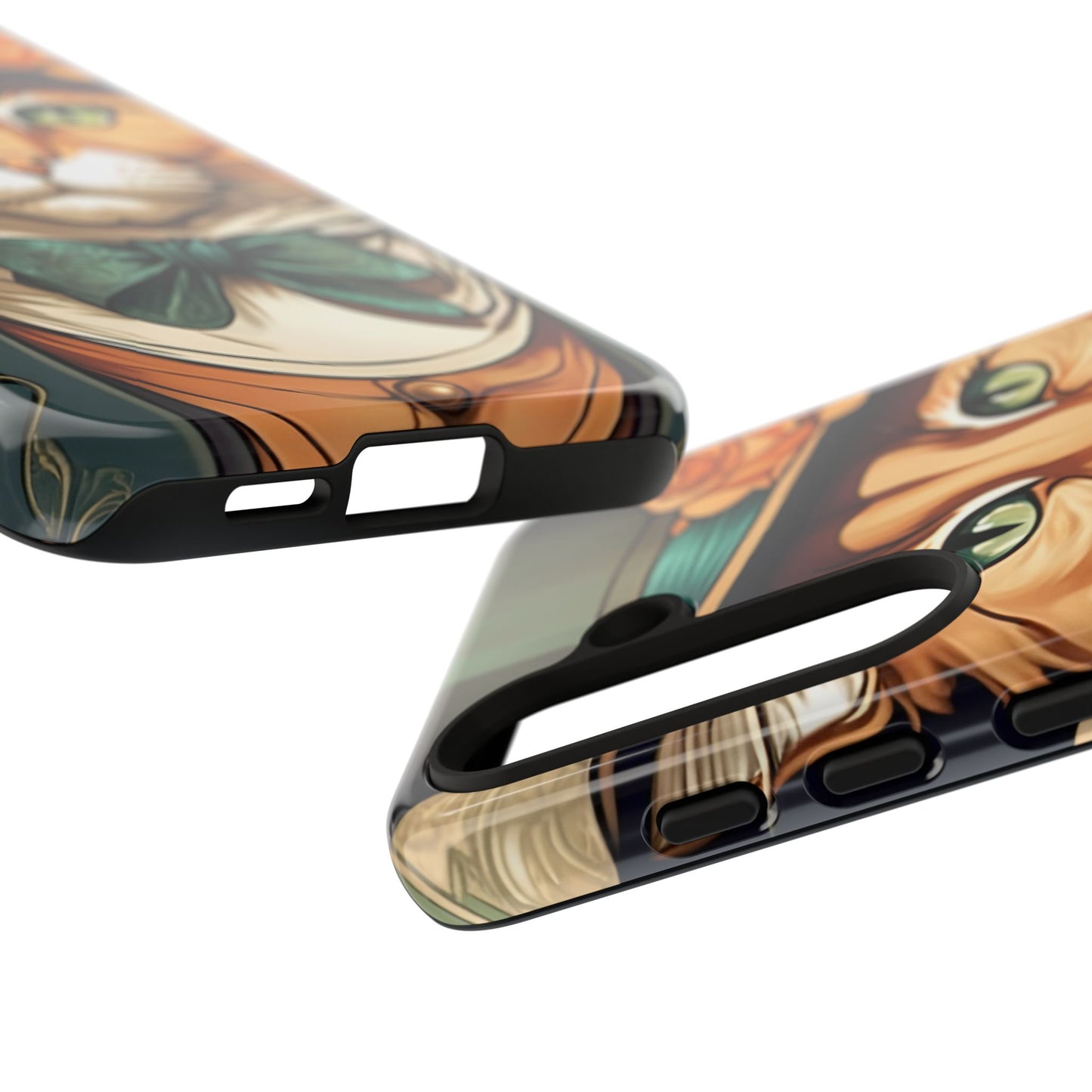 Alphonse Mucha Tough Phone Cases (A gentleman cat)
