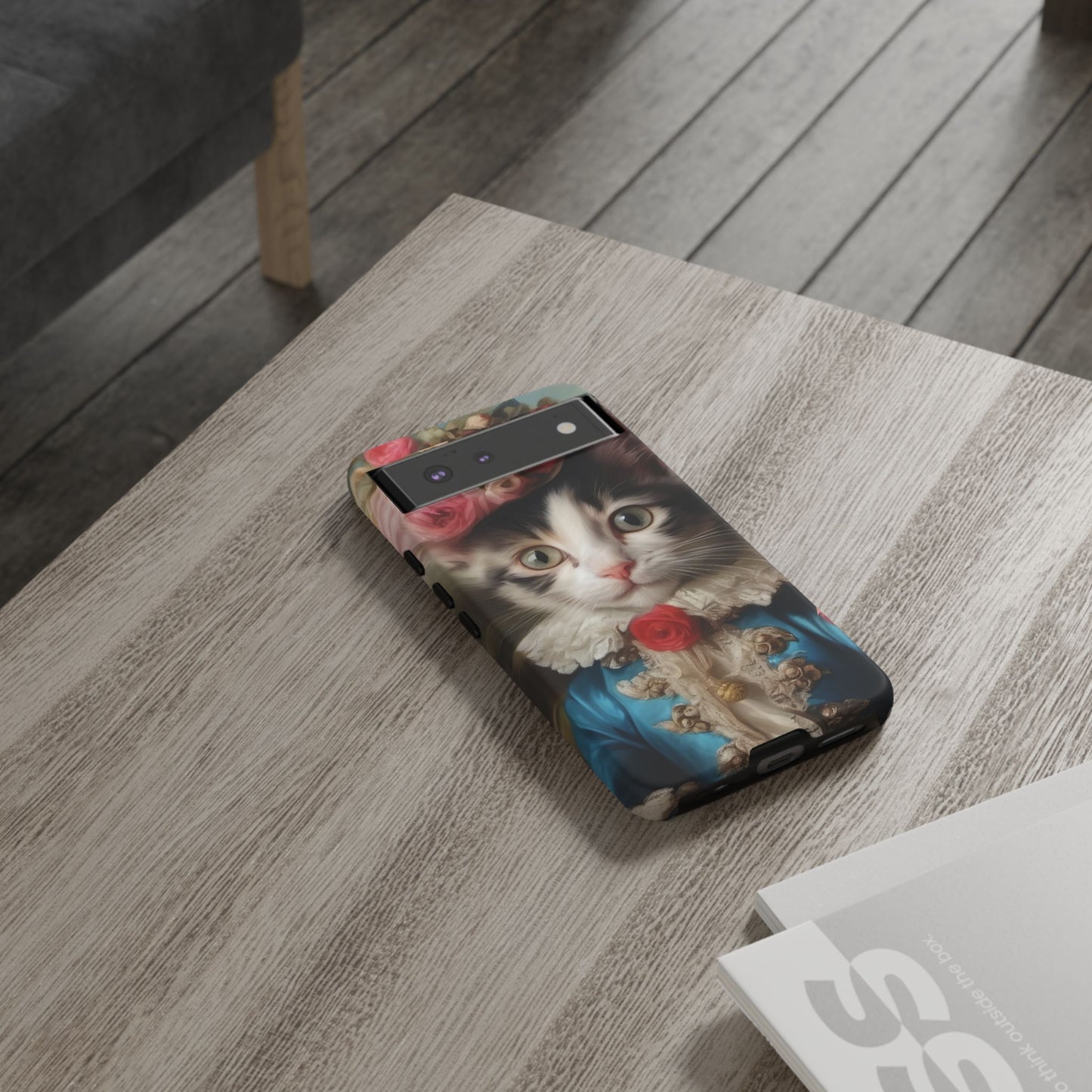 Rococo Cat Tough Phone Cases (A Kitten)