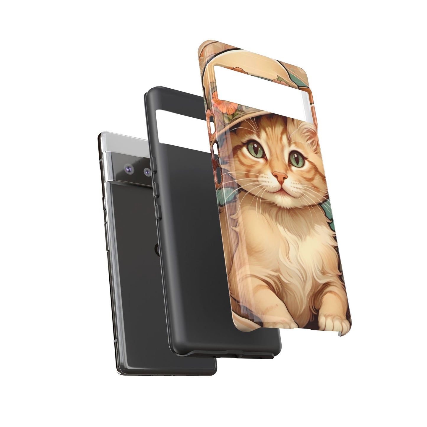 Alphonse Mucha Tough Phone Cases (A kitten)