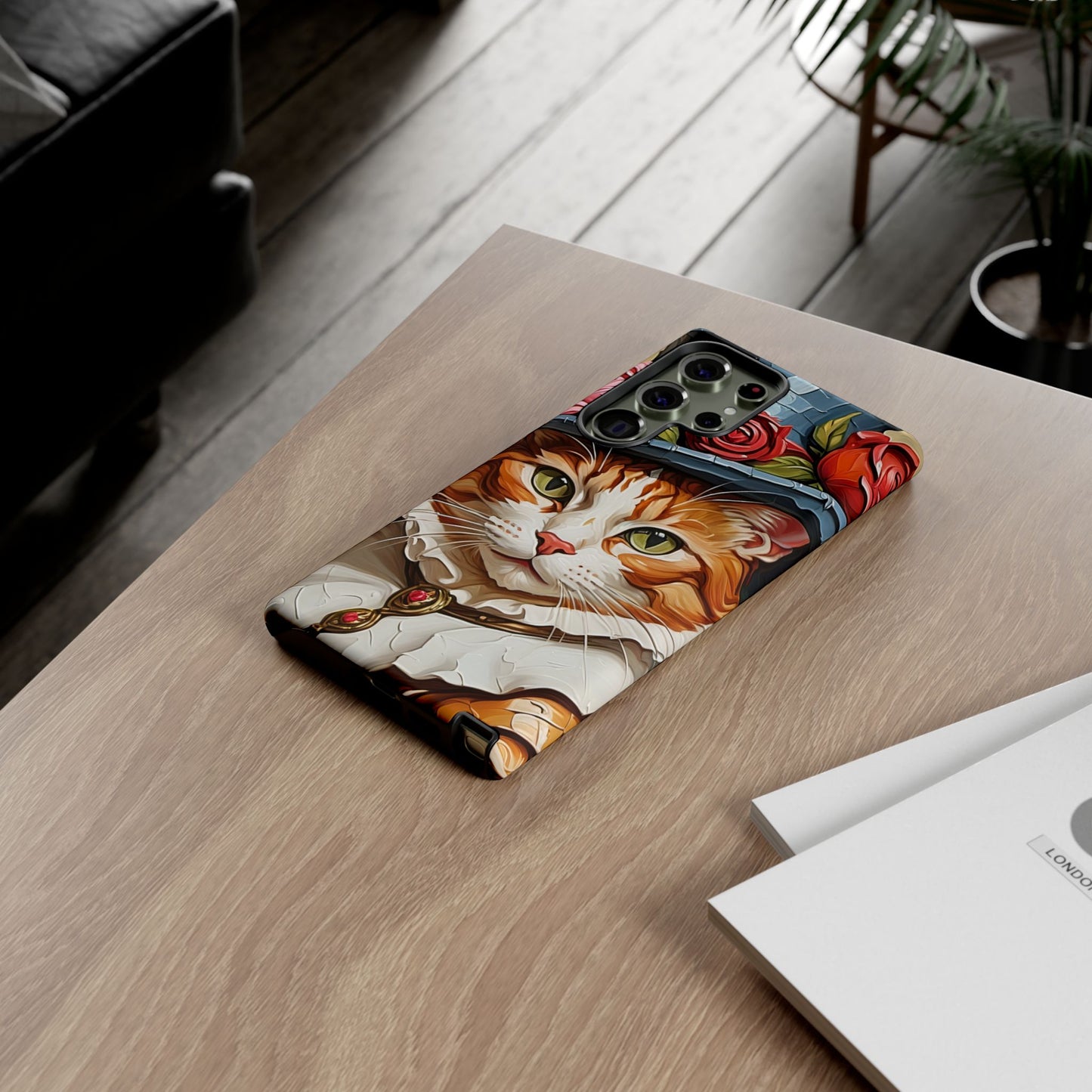 Oil Painting Cat Tough Phone Cases (A Gentleman)
