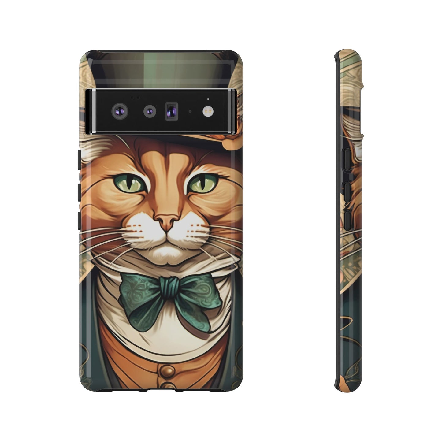 Alphonse Mucha Tough Phone Cases (A gentleman cat)