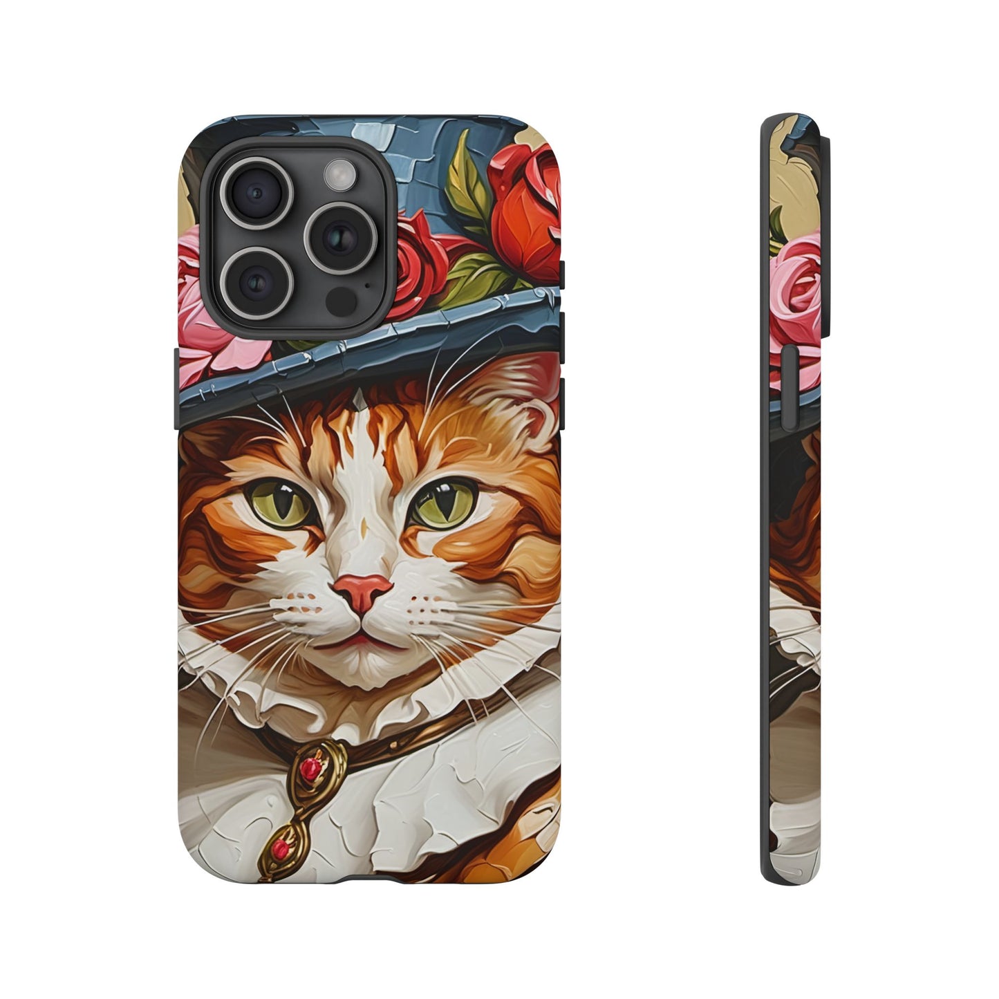 Oil Painting Cat Tough Phone Cases (A Gentleman)