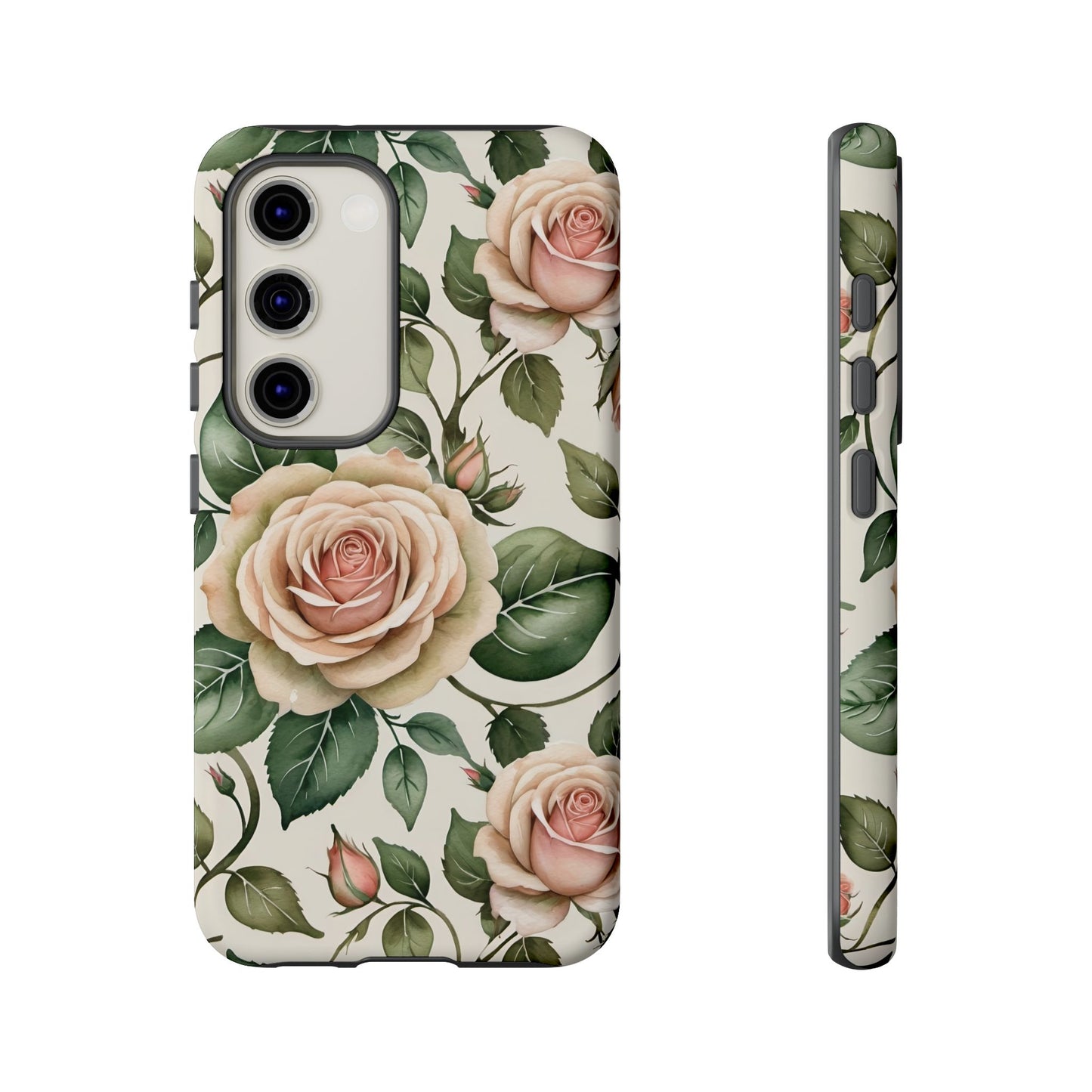 Watercolor Large Roses Tough Cases 2