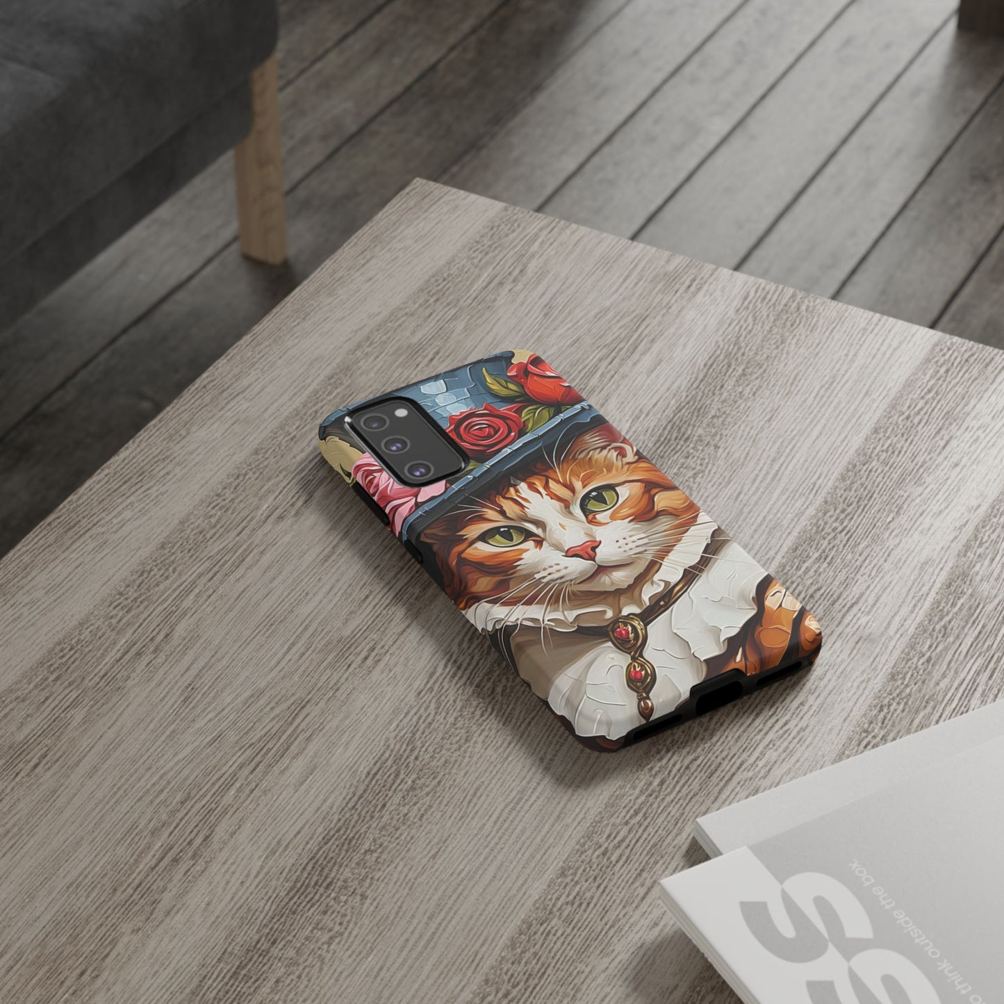 Oil Painting Cat Tough Phone Cases (A Gentleman)