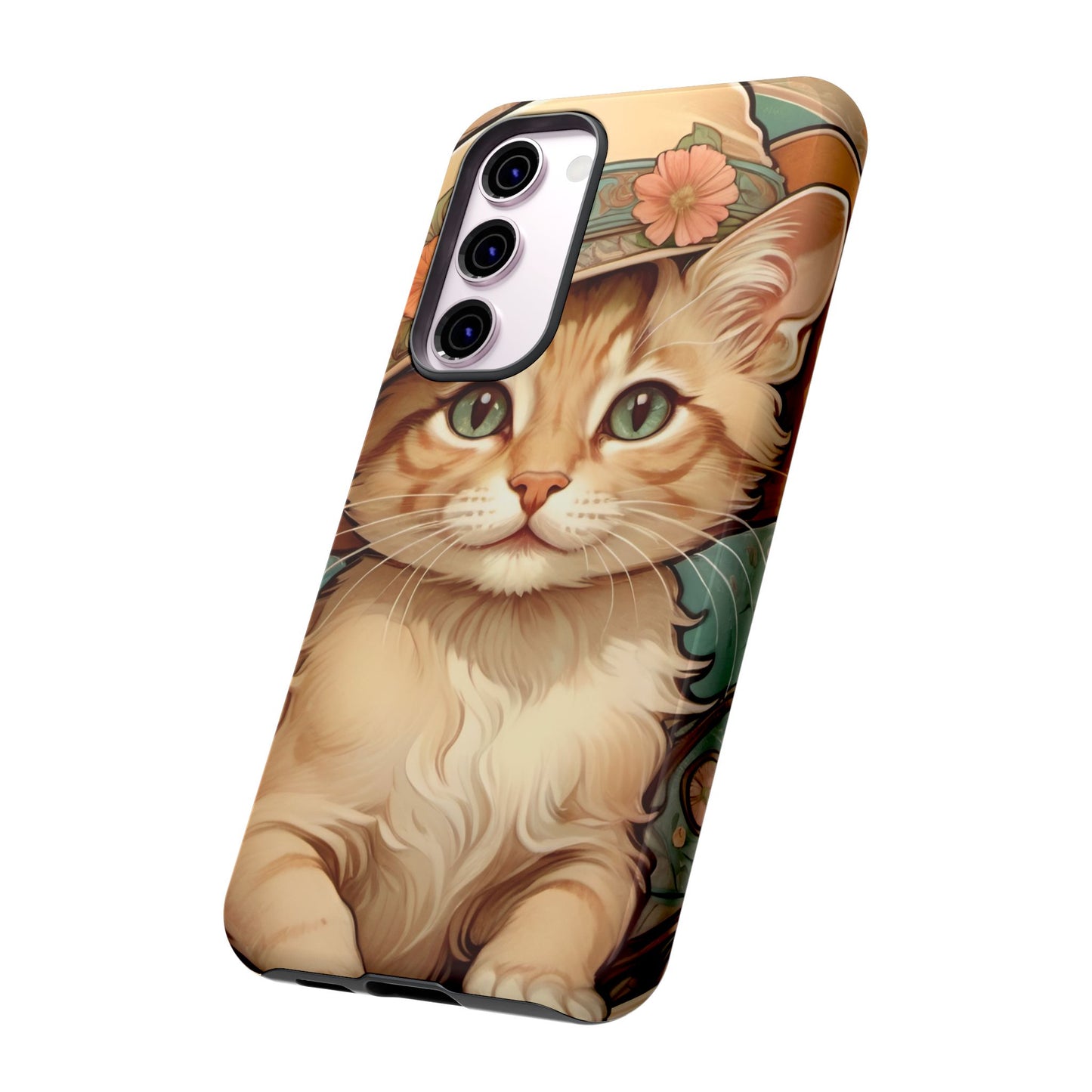 Alphonse Mucha Tough Phone Cases (A kitten)
