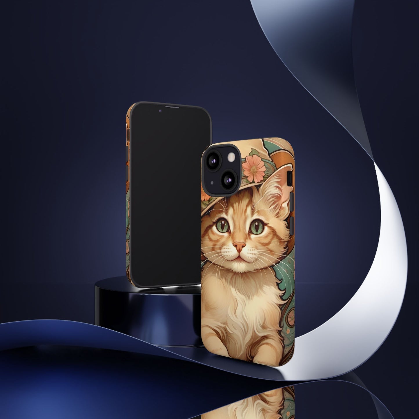 Alphonse Mucha Tough Phone Cases (A kitten)