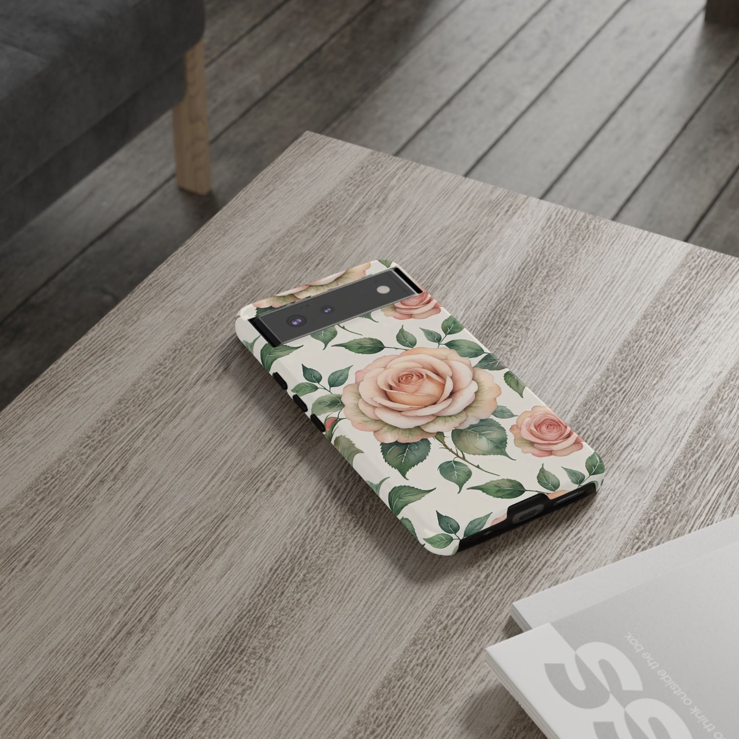 Watercolor Large Roses Tough Cases