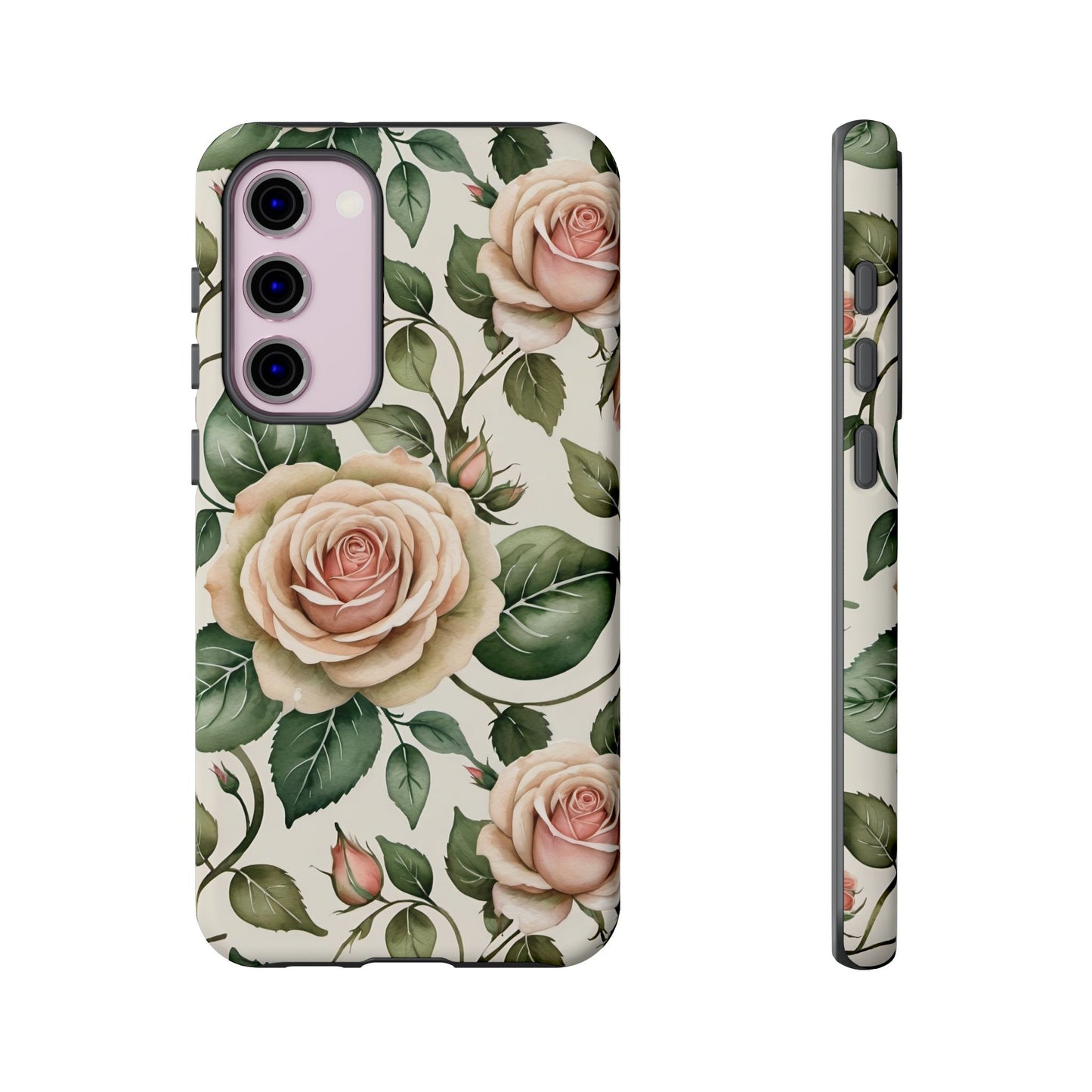 Watercolor Large Roses Tough Cases 2