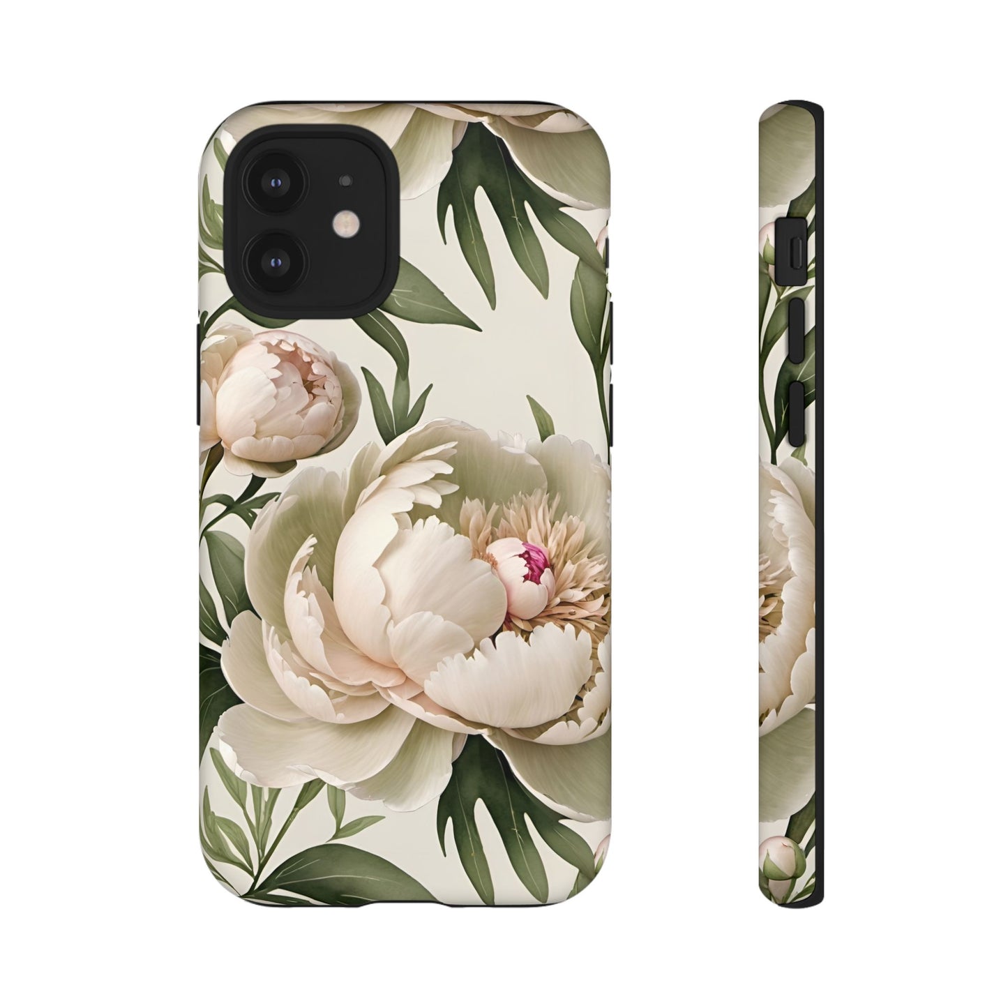 Watercolor Large Peonies Tough Cases