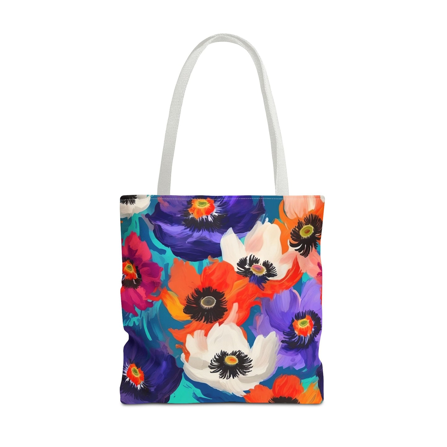 Fauvism inspired Colorful Anemones Tote Bag