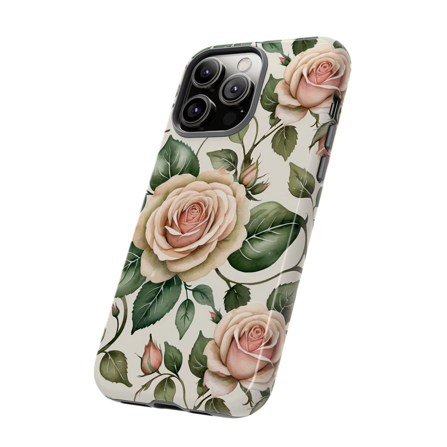 Watercolor Large Roses Tough Cases 2