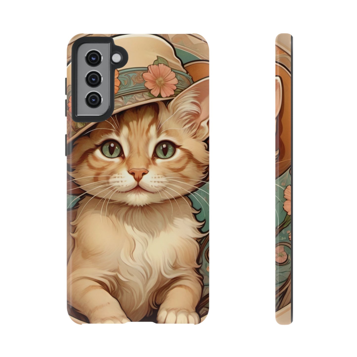 Alphonse Mucha Tough Phone Cases (A kitten)