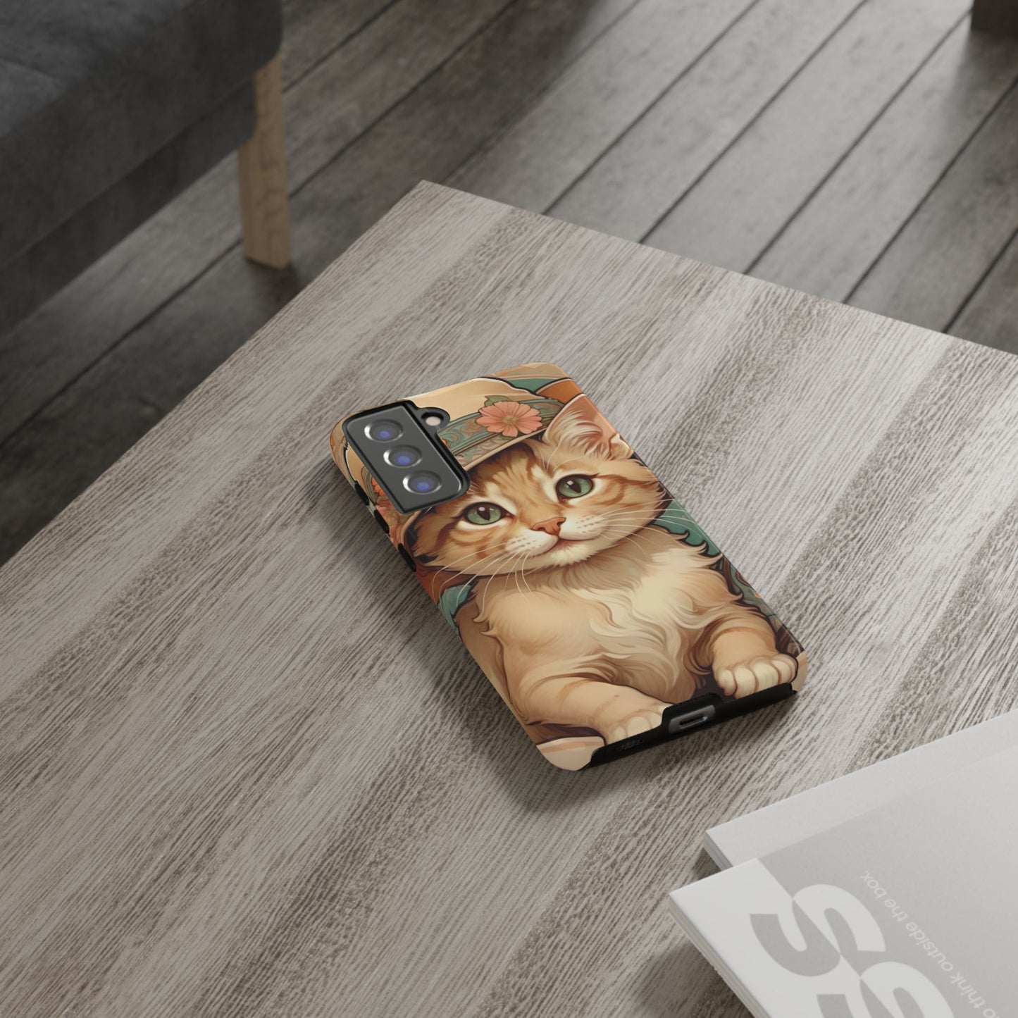 Alphonse Mucha Tough Phone Cases (A kitten)