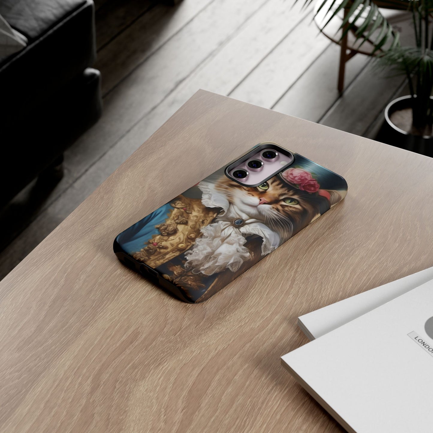 Rococo Cat Tough Phone Cases (A Gentleman)
