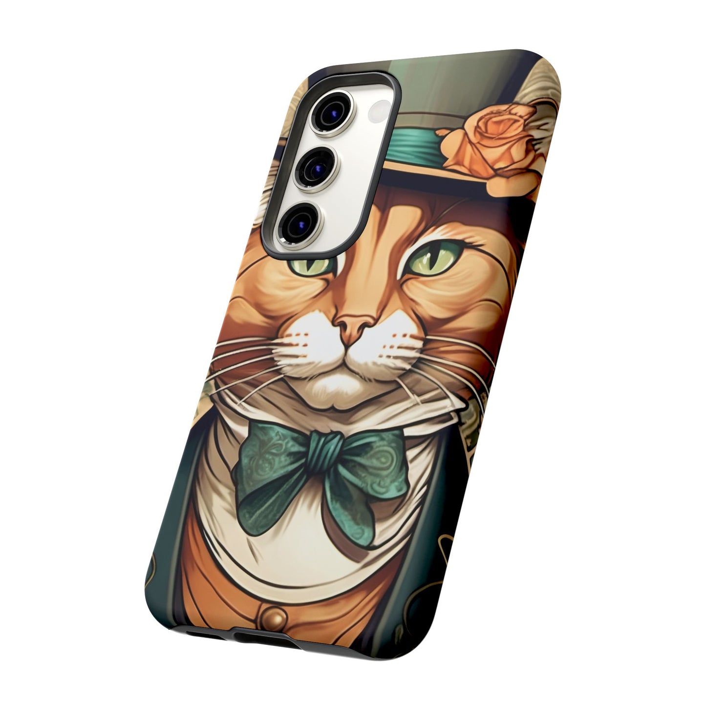 Alphonse Mucha Tough Phone Cases (A gentleman cat)