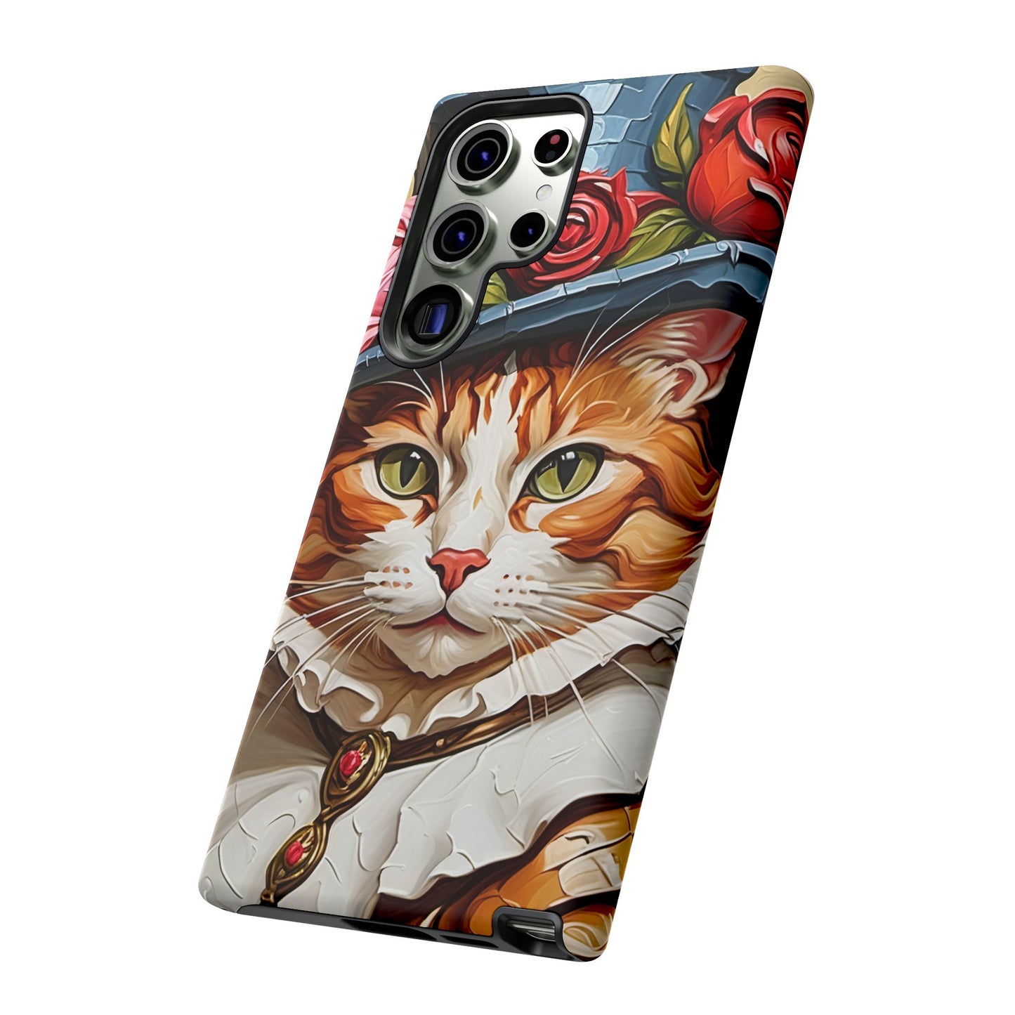 Oil Painting Cat Tough Phone Cases (A Gentleman)