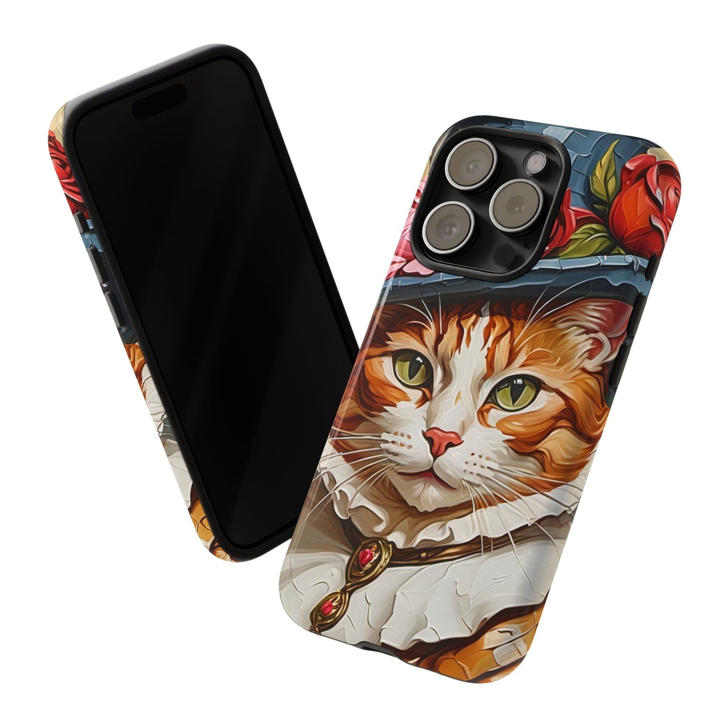 Oil Painting Cat Tough Phone Cases (A Gentleman)