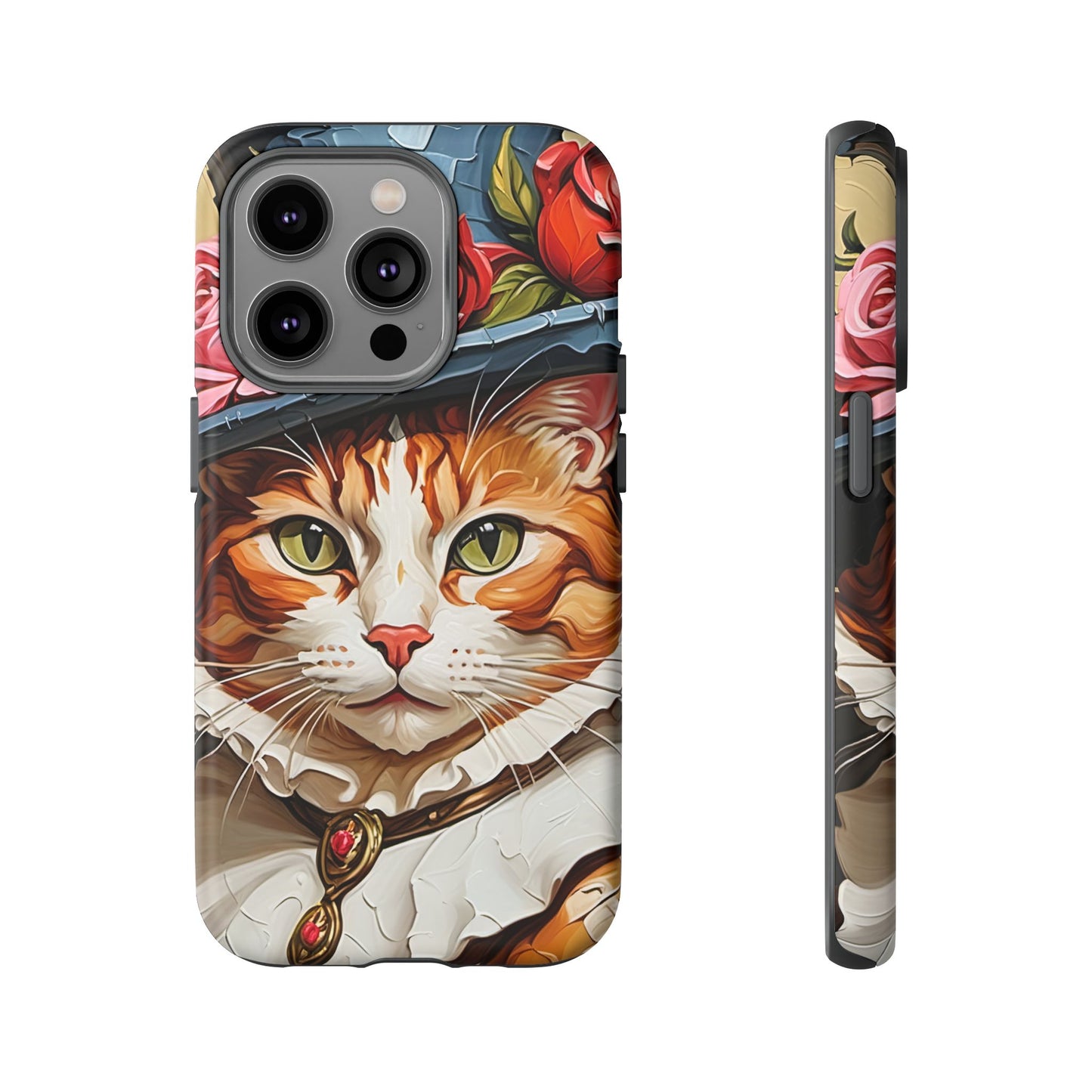 Oil Painting Cat Tough Phone Cases (A Gentleman)