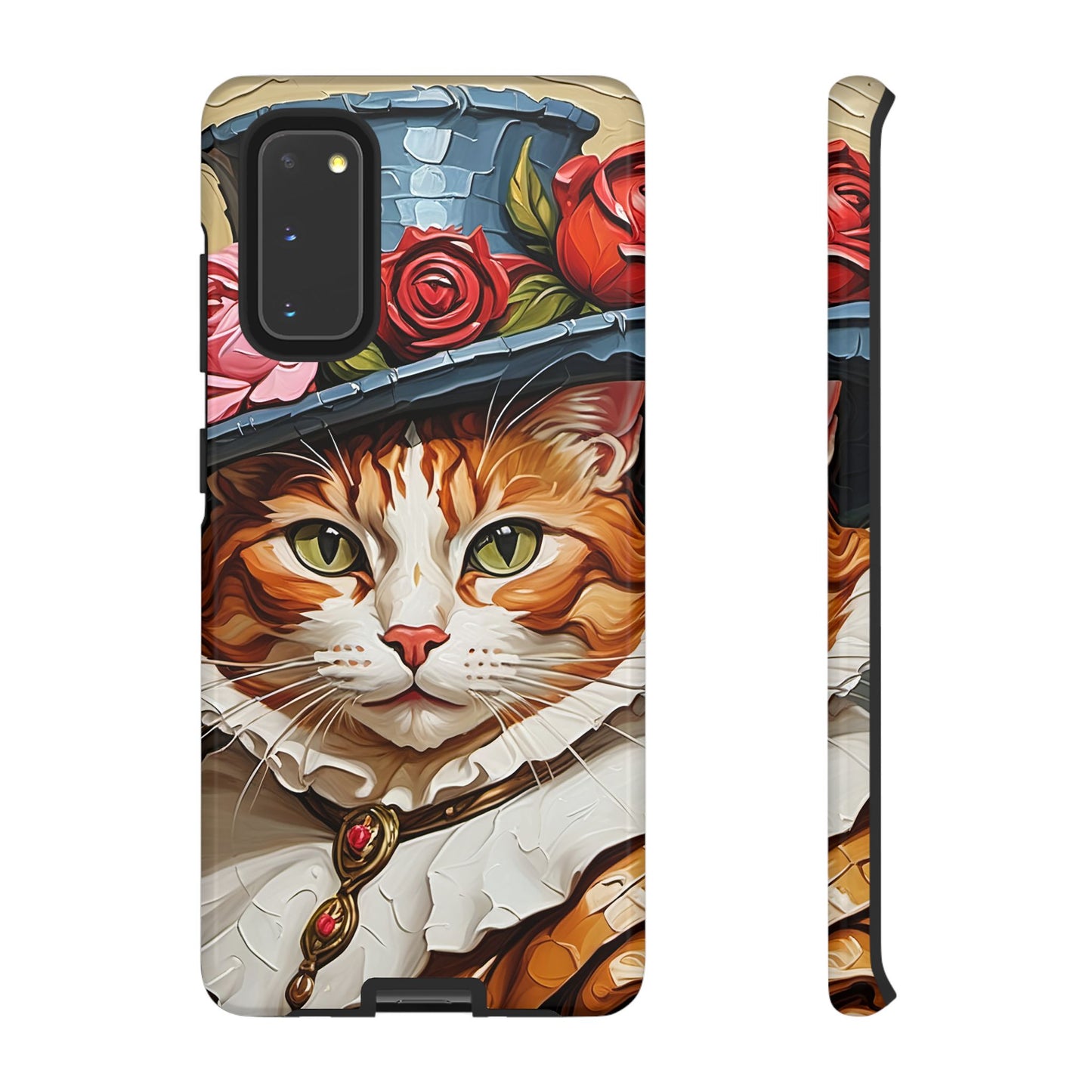 Oil Painting Cat Tough Phone Cases (A Gentleman)