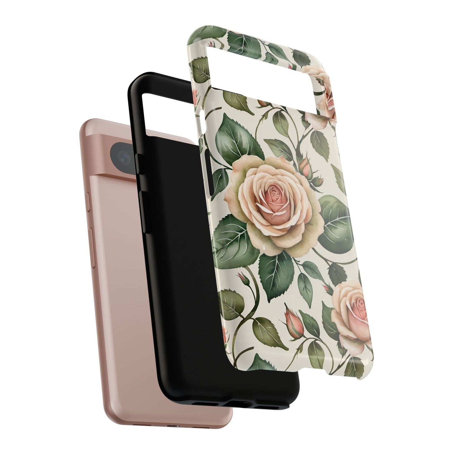Watercolor Large Roses Tough Cases 2