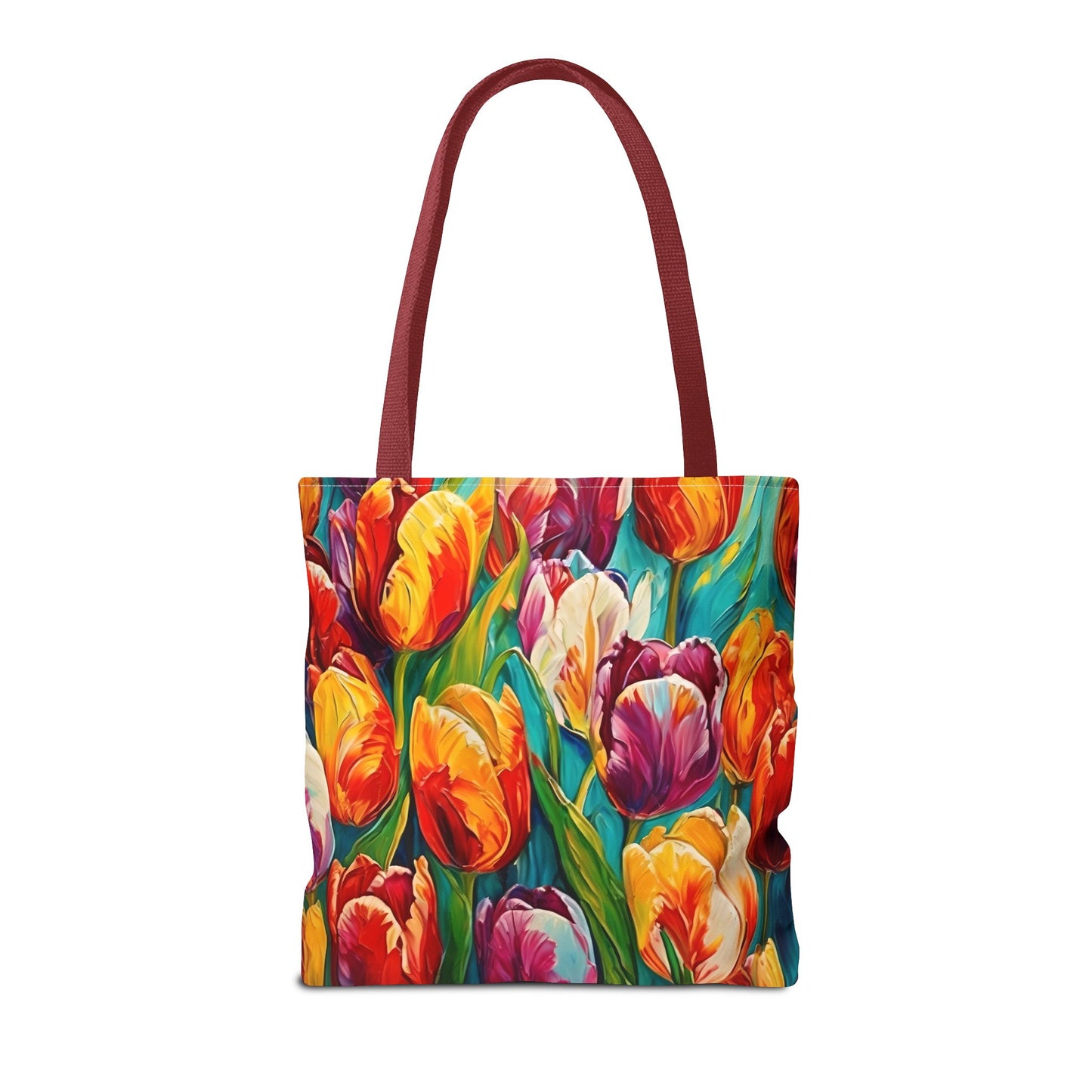 Vincent Van Gogh inspired Colorful Tulips Tote Bag