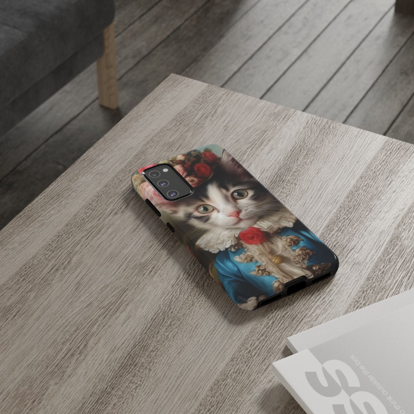 Rococo Cat Tough Phone Cases (A Kitten)