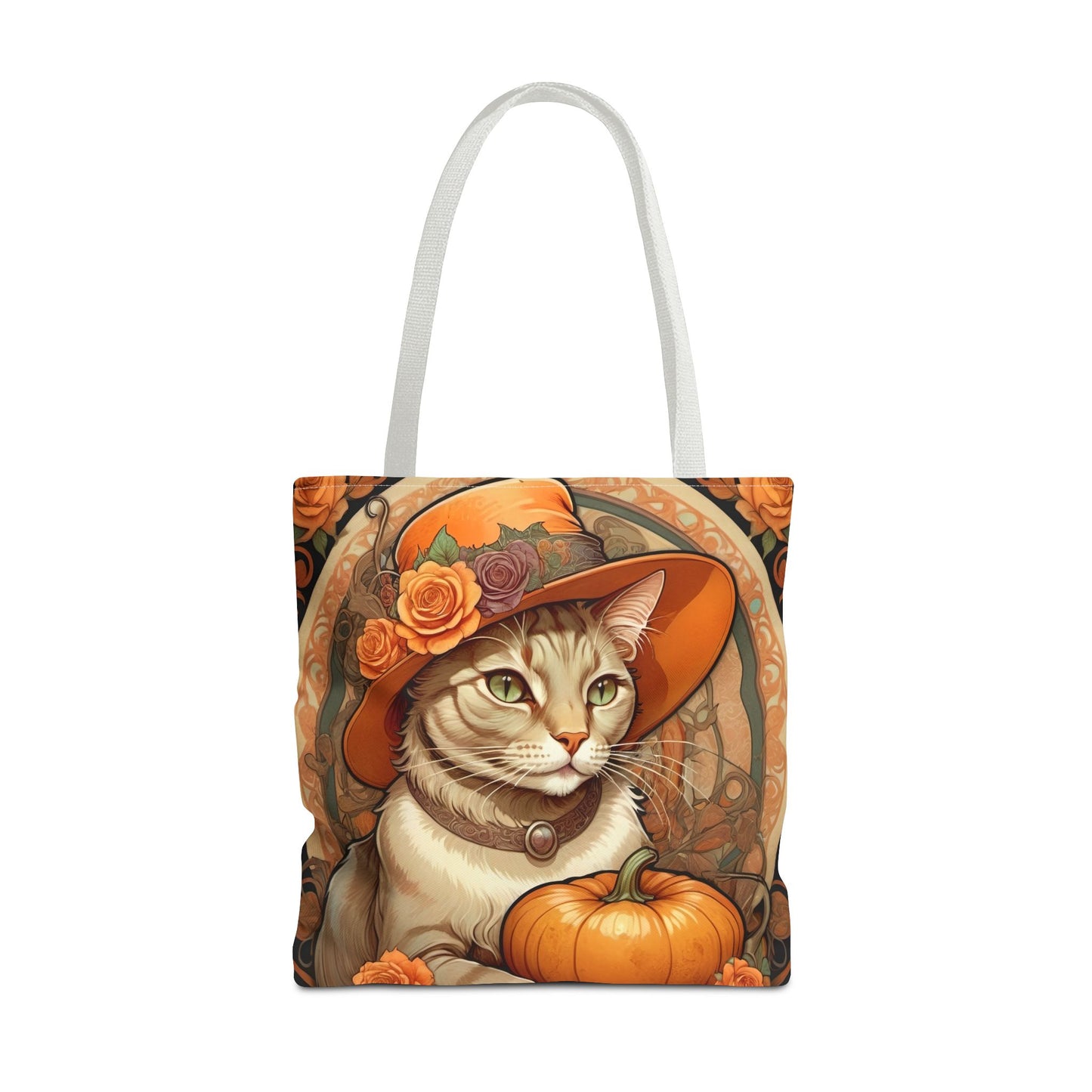Halloween Art Nouveau Cat Tote