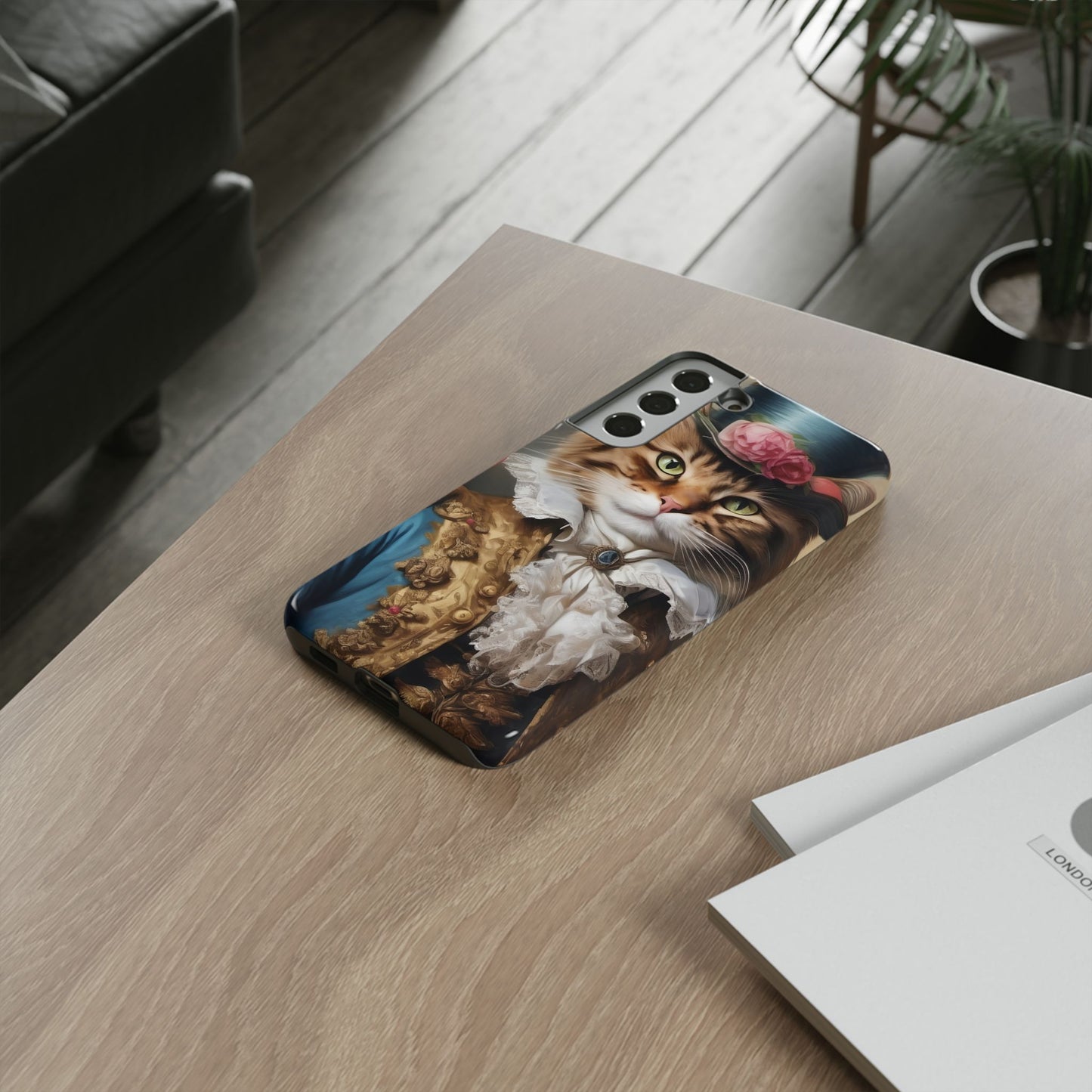 Rococo Cat Tough Phone Cases (A Gentleman)