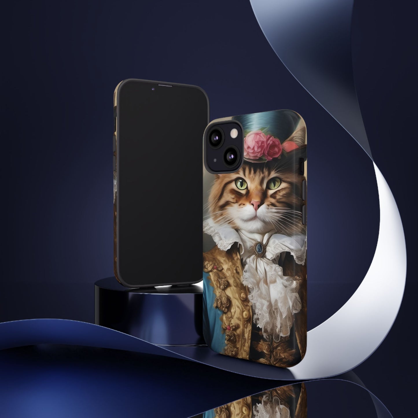 Rococo Cat Tough Phone Cases (A Gentleman)