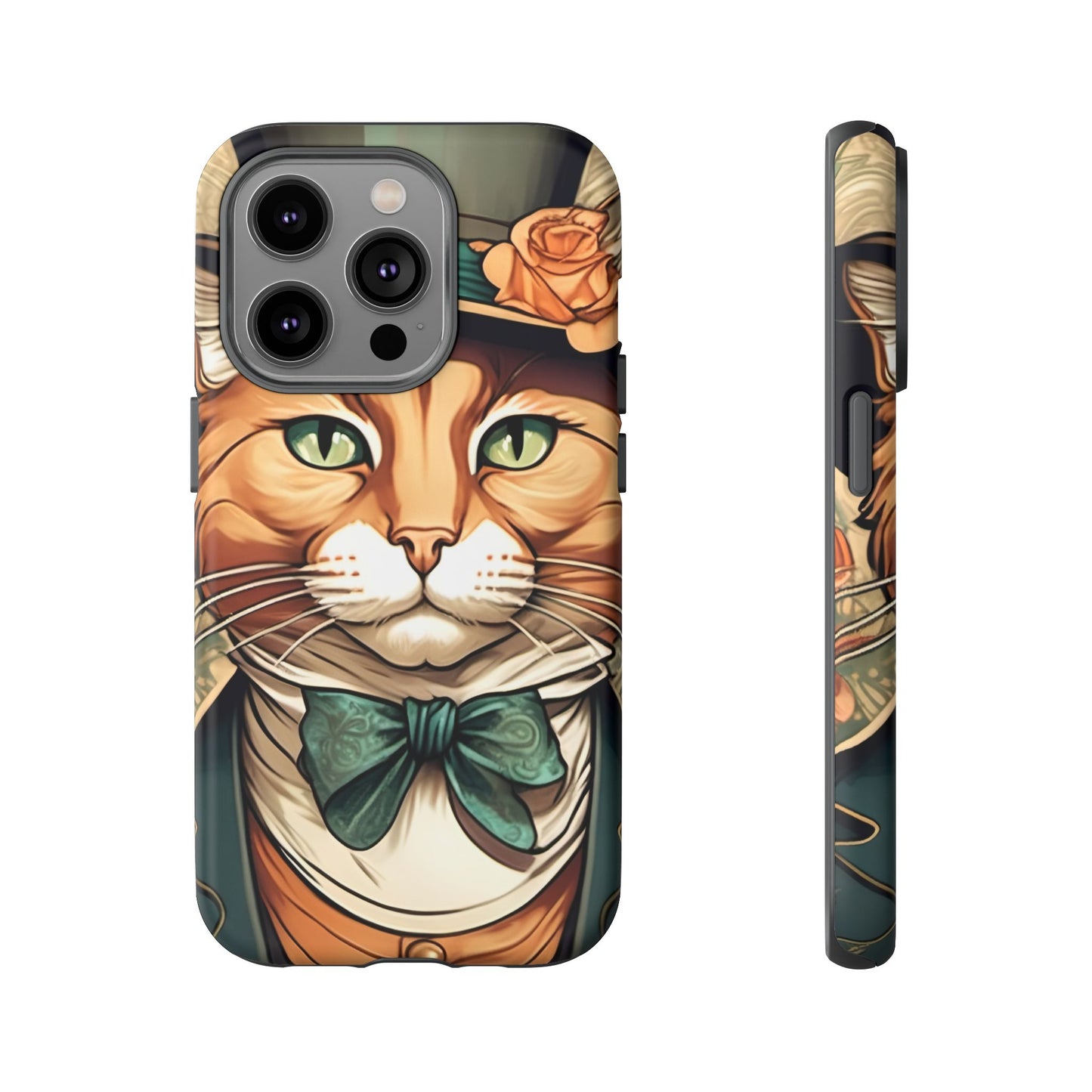 Alphonse Mucha Tough Phone Cases (A gentleman cat)