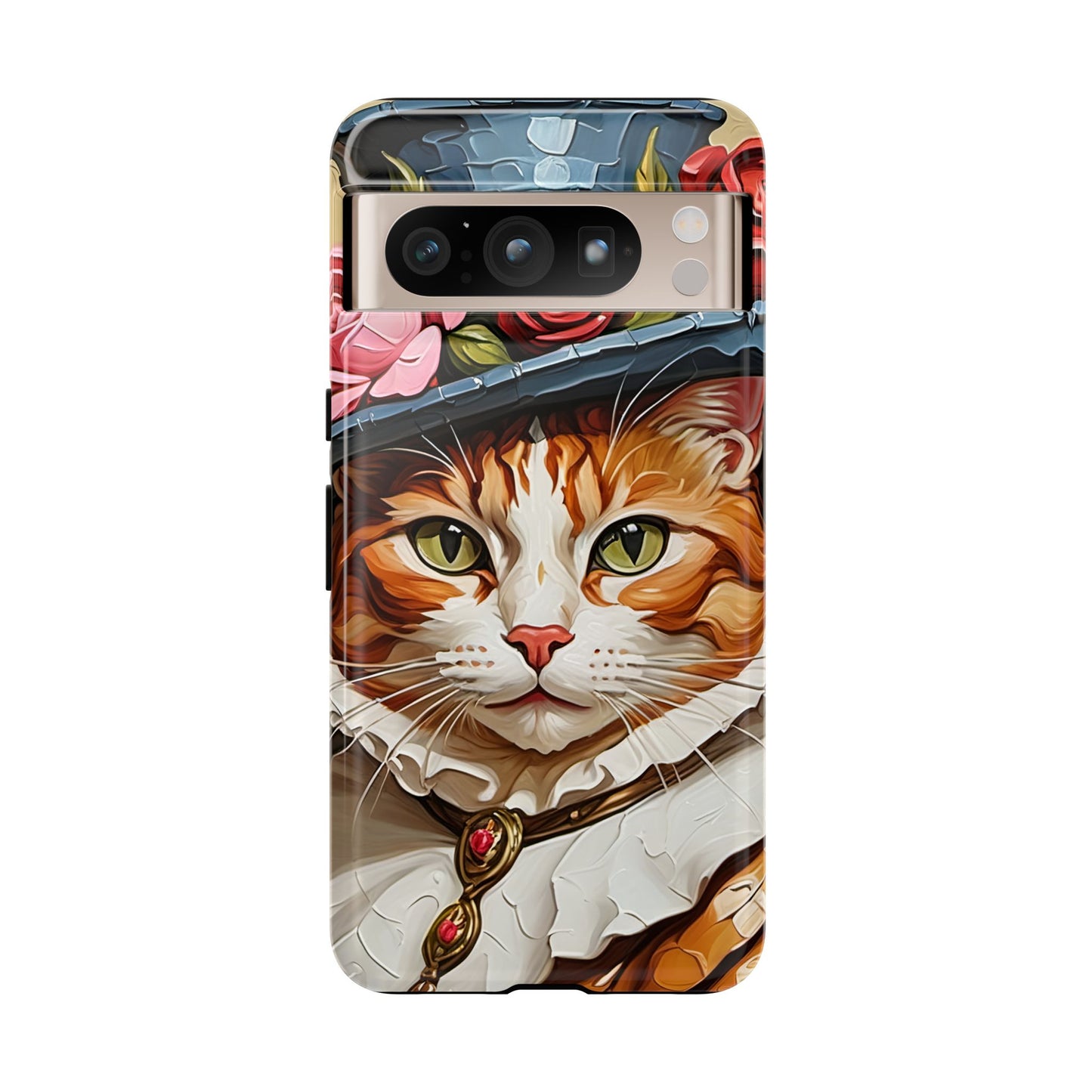 Oil Painting Cat Tough Phone Cases (A Gentleman)