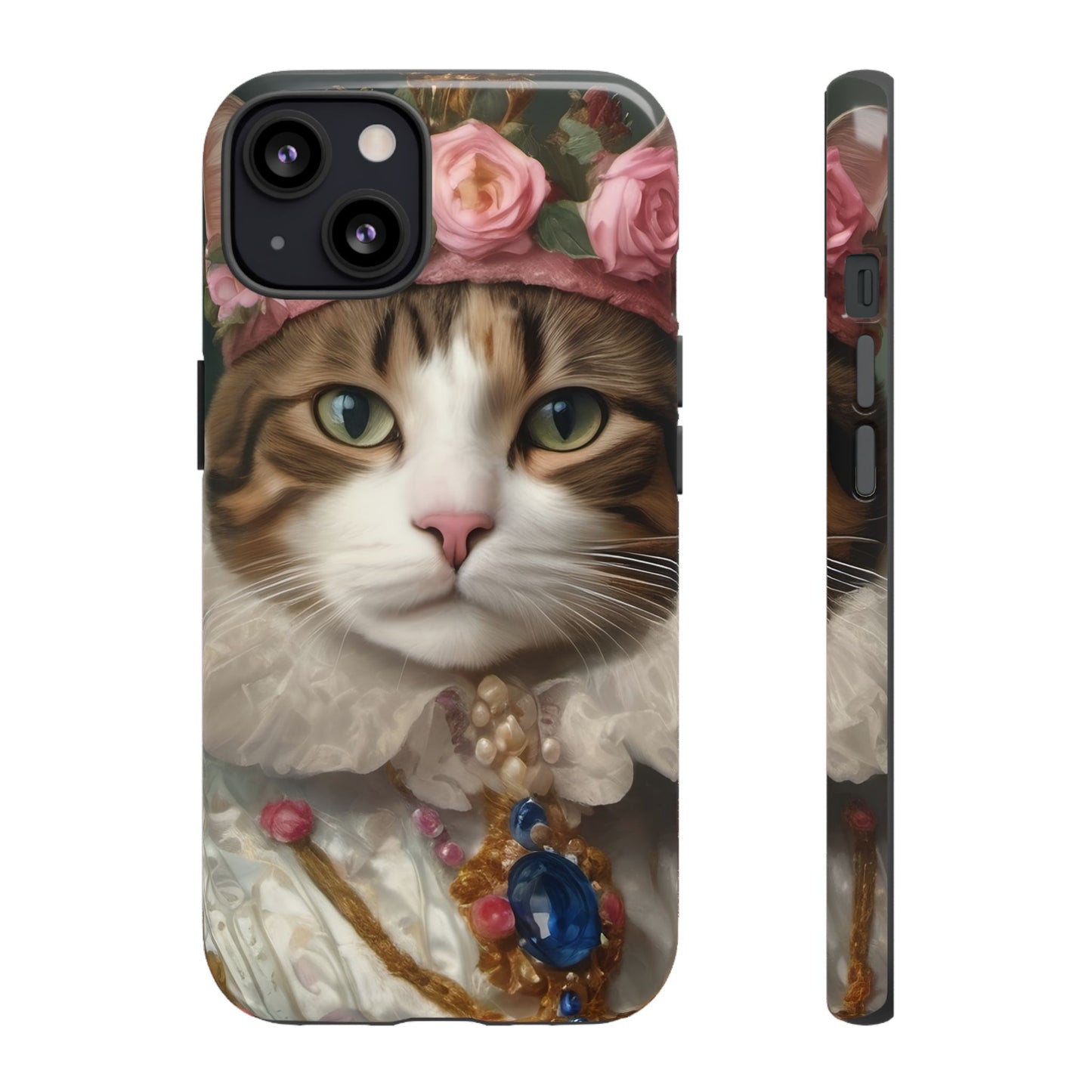 Rococo Cat Tough Phone Cases (A Queen)