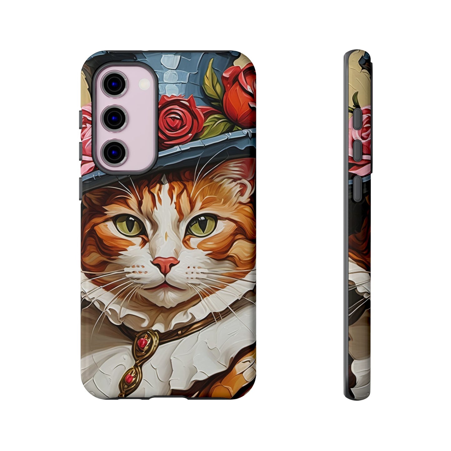 Oil Painting Cat Tough Phone Cases (A Gentleman)