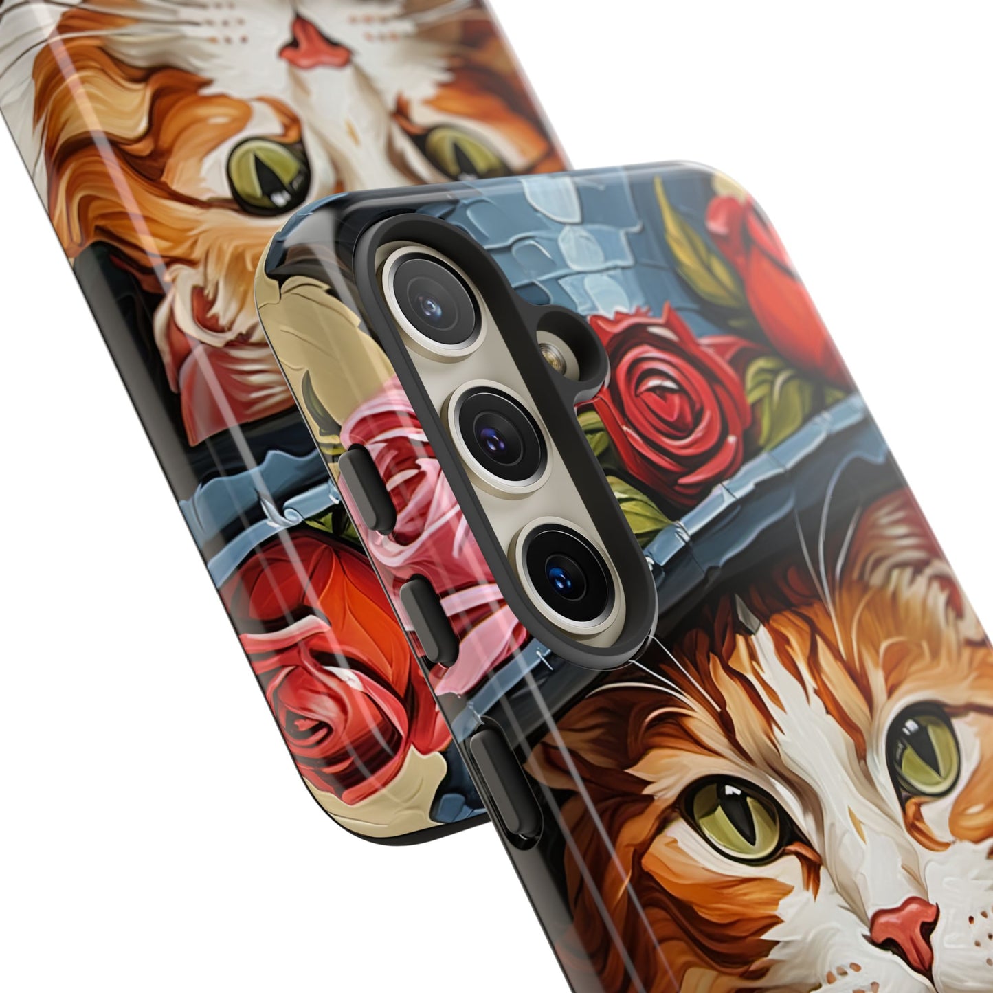 Oil Painting Cat Tough Phone Cases (A Gentleman)