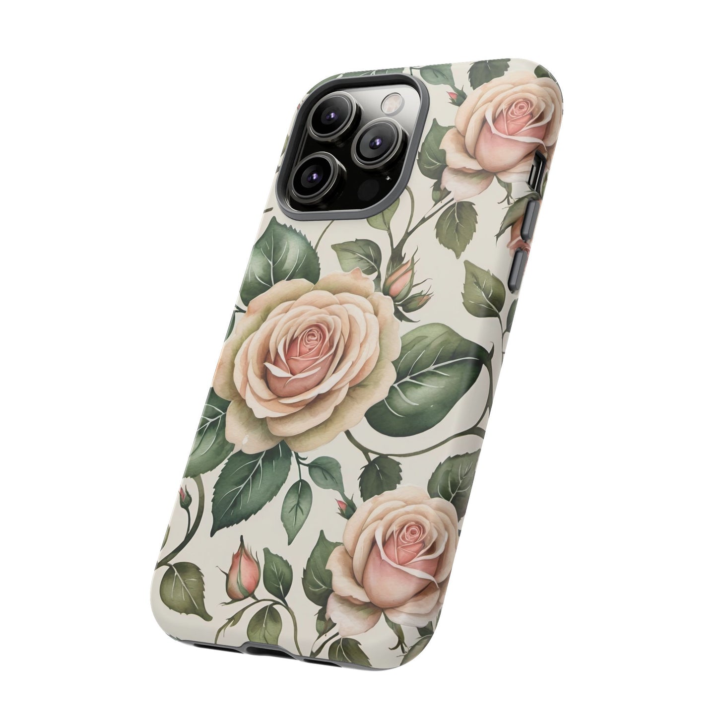 Watercolor Large Roses Tough Cases 2