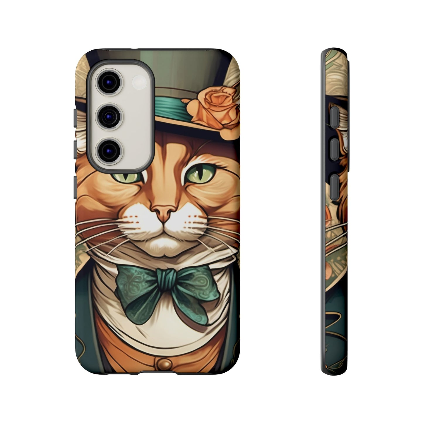 Alphonse Mucha Tough Phone Cases (A gentleman cat)