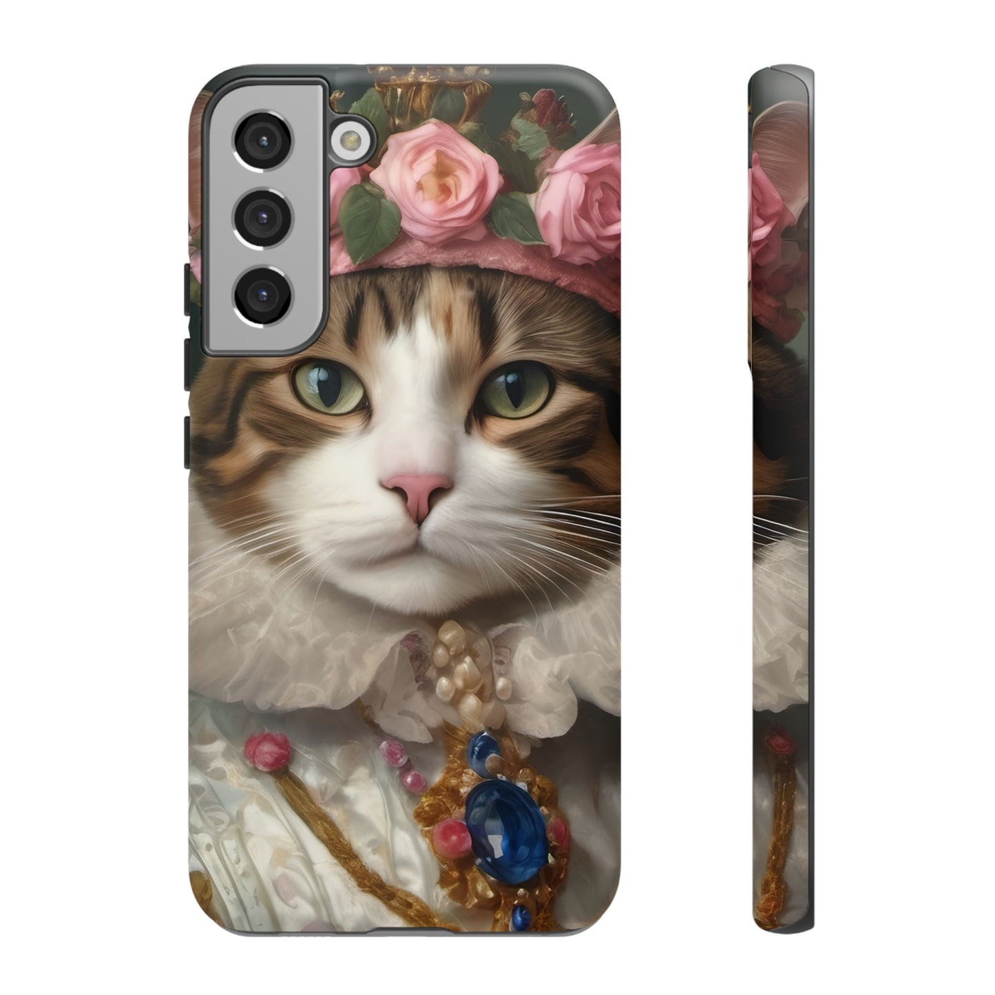 Rococo Cat Tough Phone Cases (A Queen)