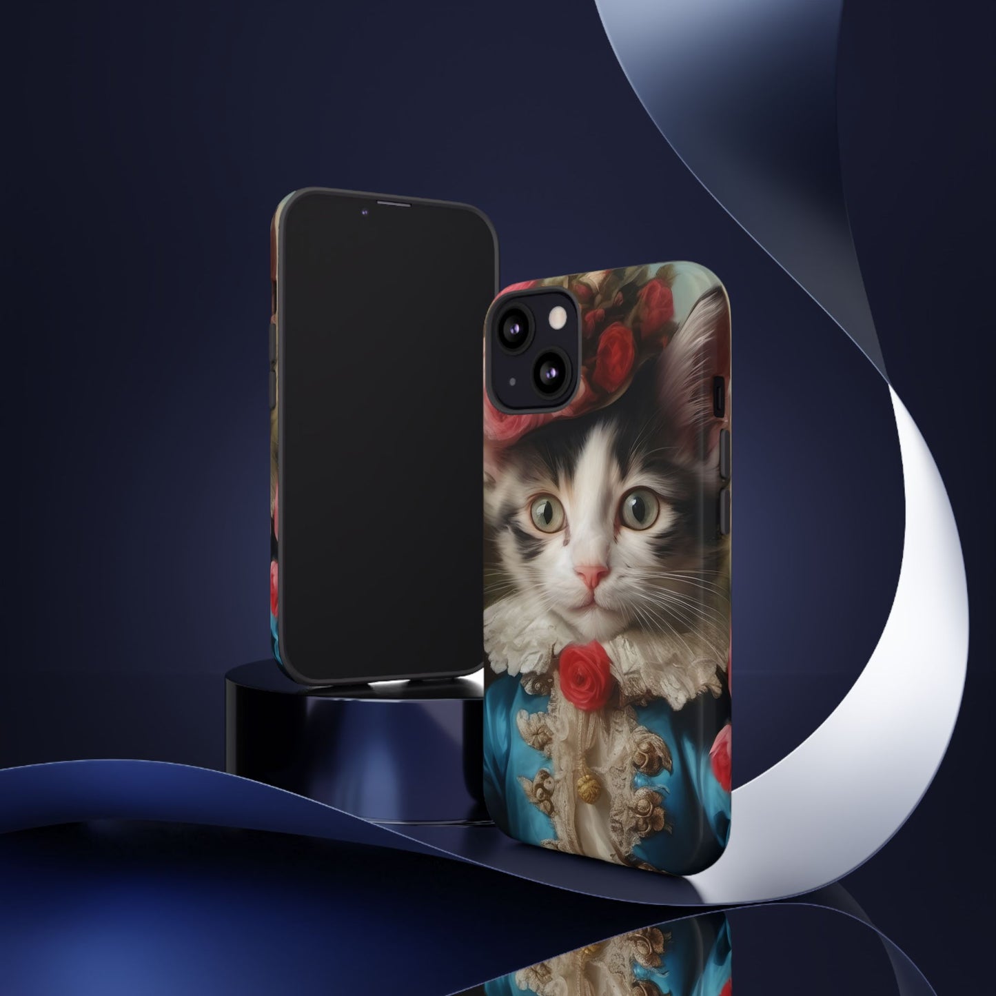 Rococo Cat Tough Phone Cases (A Kitten)